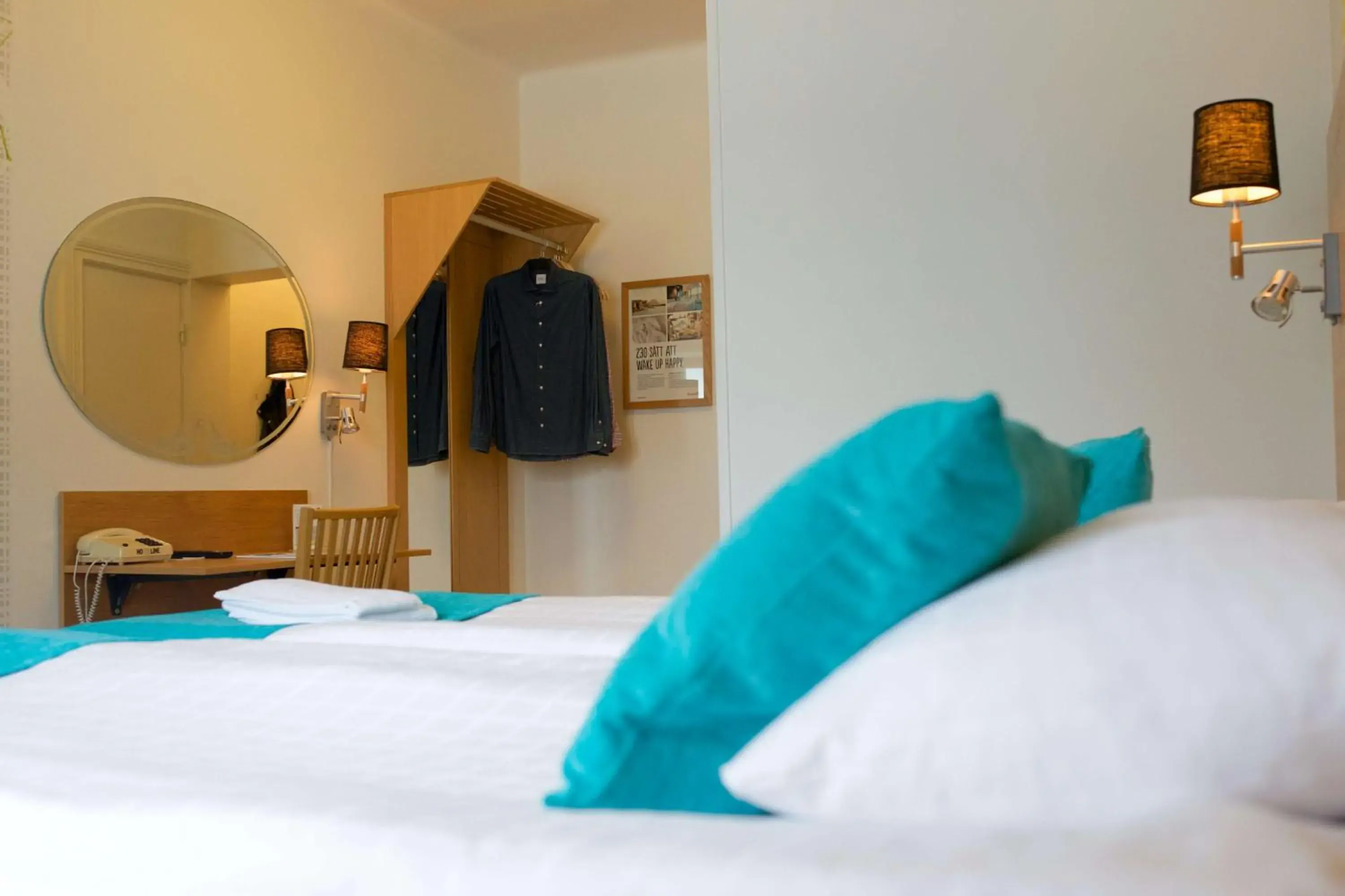 Bedroom, Bed in Scandic Arvika Bedroom, Bed in Scandic Arvika