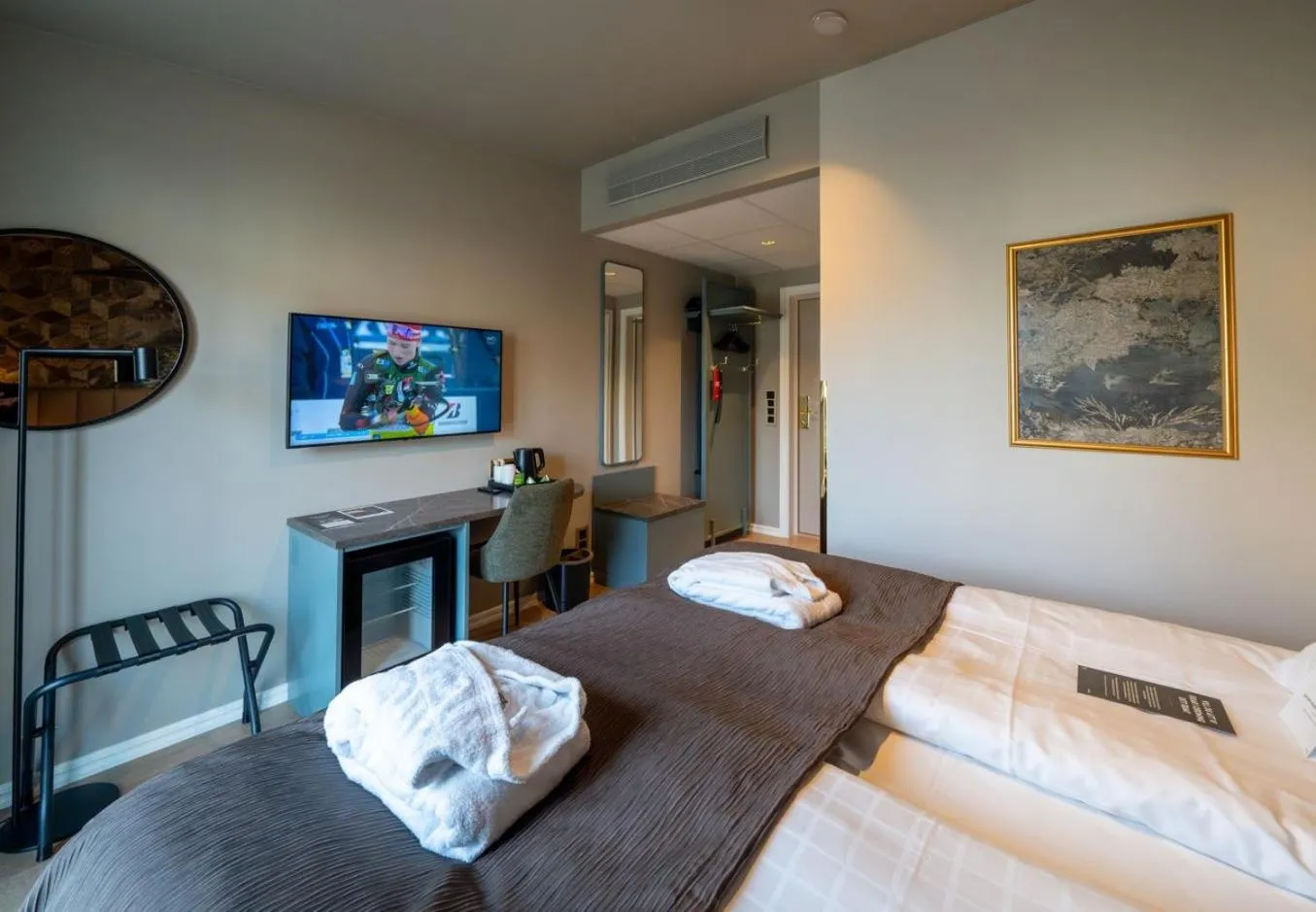 Photo of the whole room, Bed in Scandic Arvika