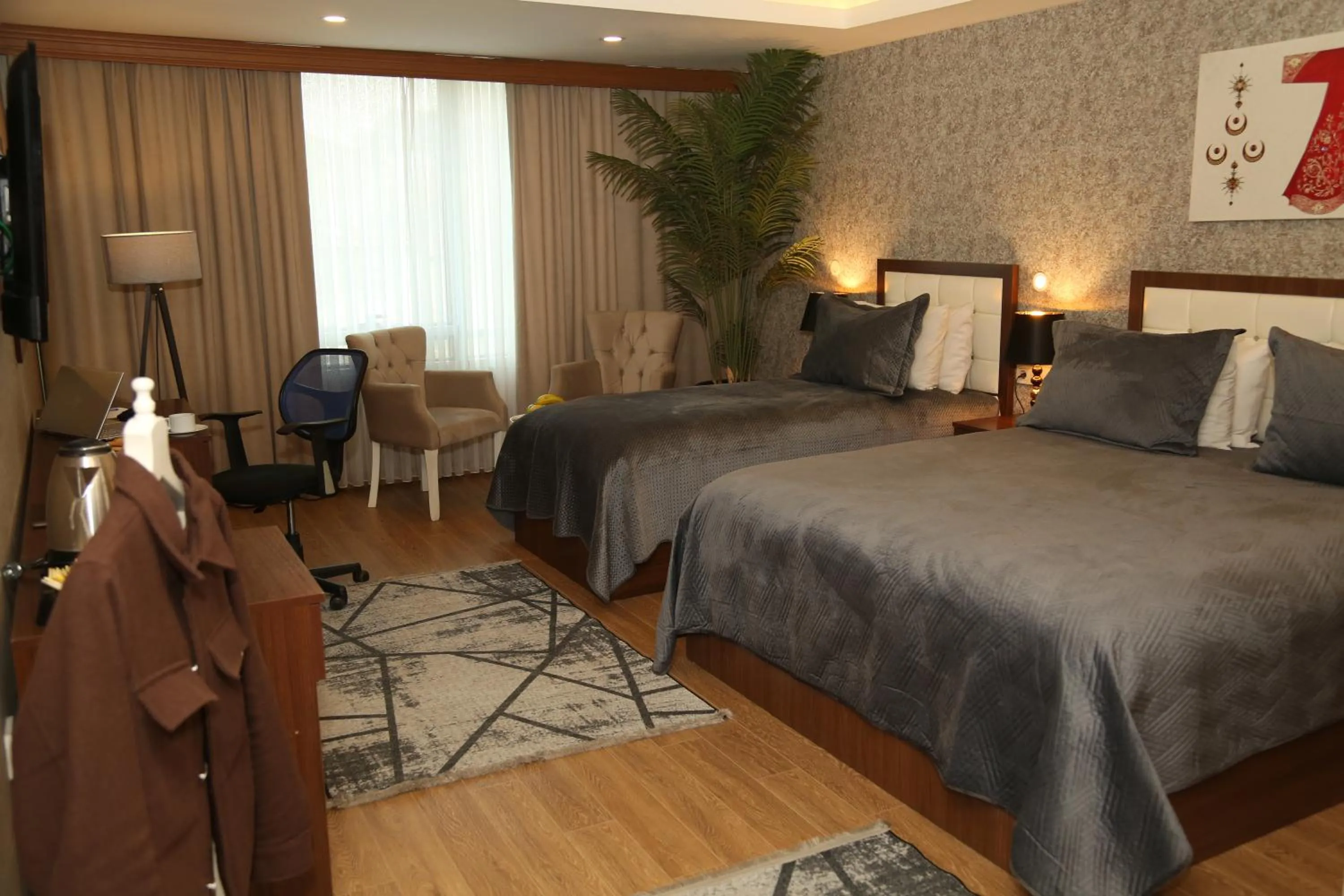 Bedroom, Bed in Cebeci Grand Hotel