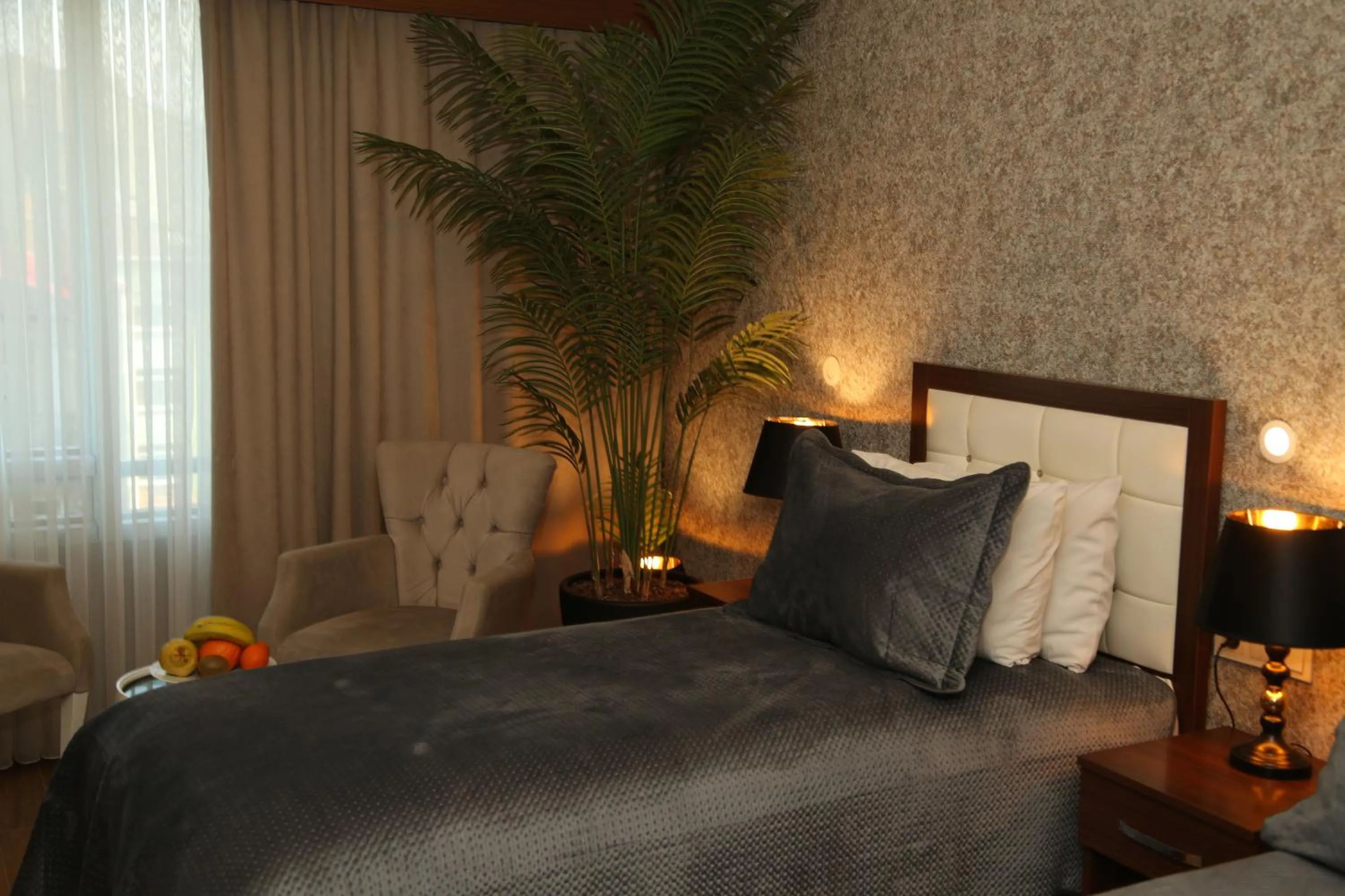 Bed in Cebeci Grand Hotel