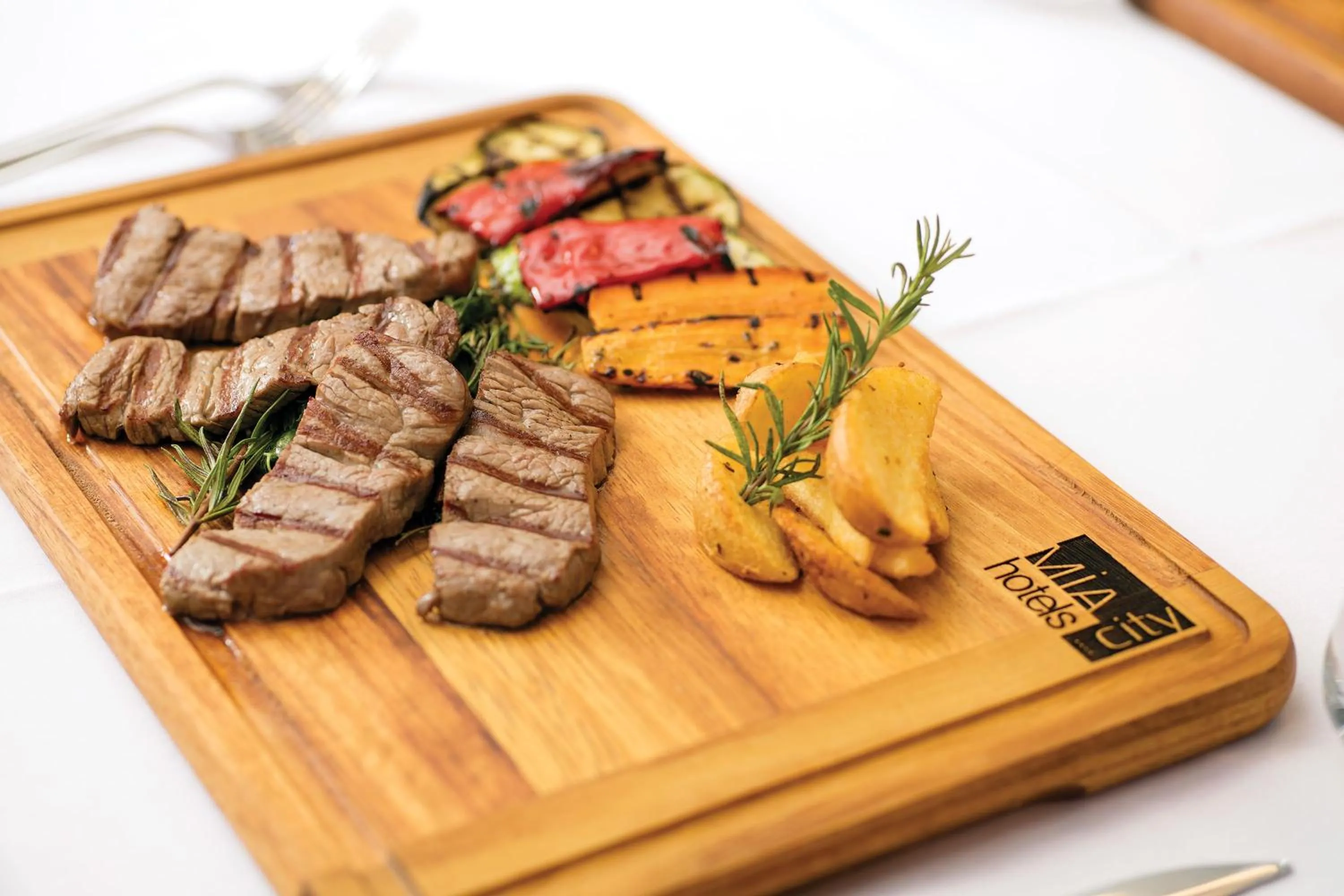 Food close-up in Mia City Hotel