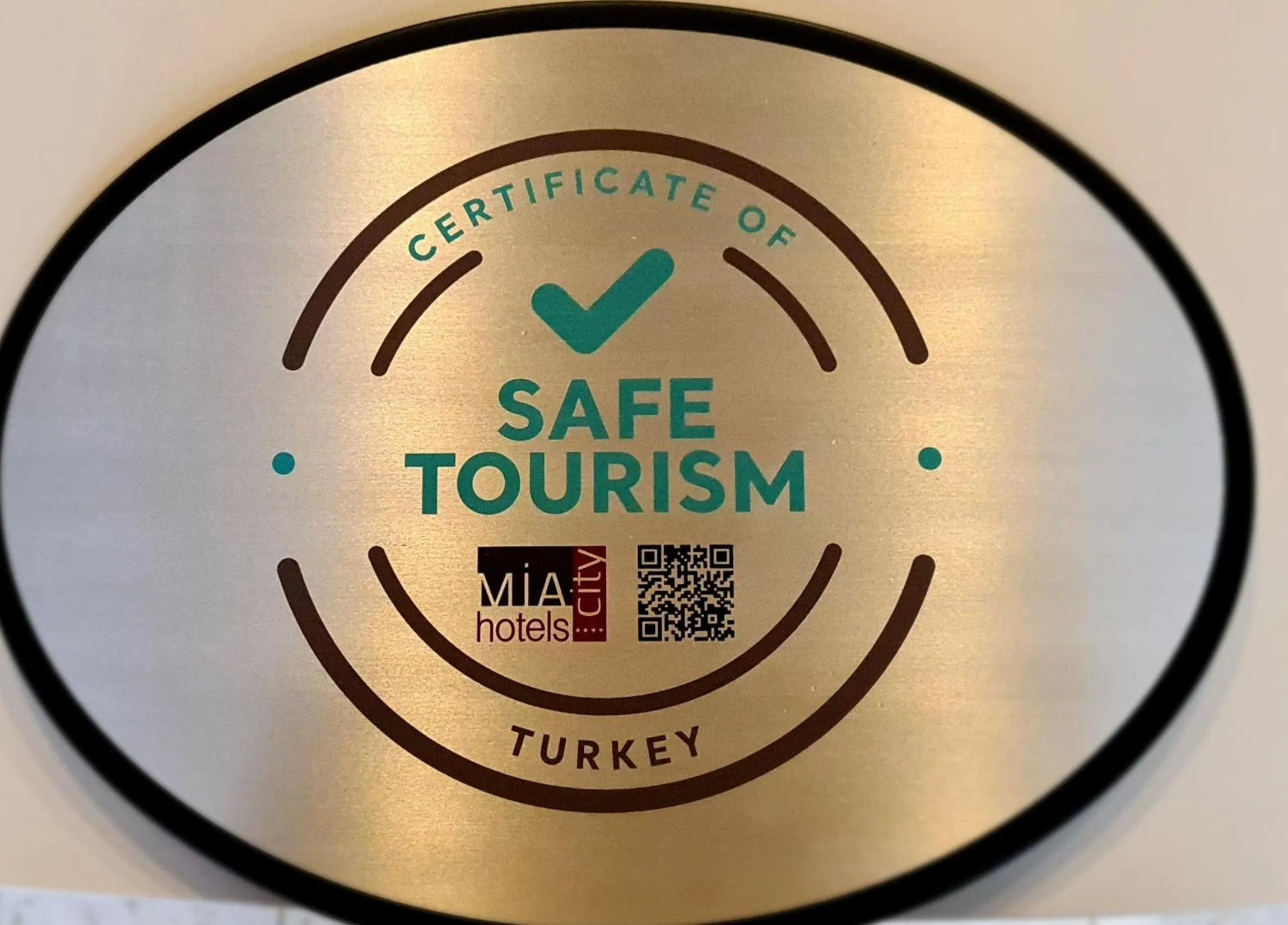 Logo/Certificate/Sign in Mia City Hotel