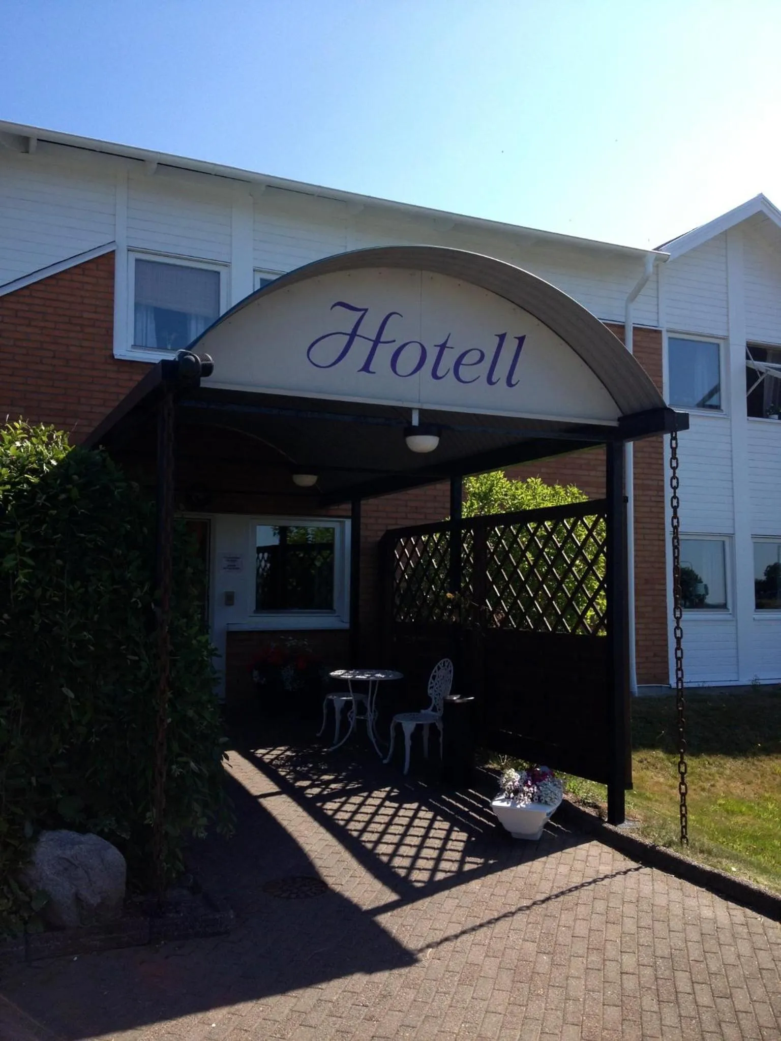 Facade/entrance in Hotell Angöringen