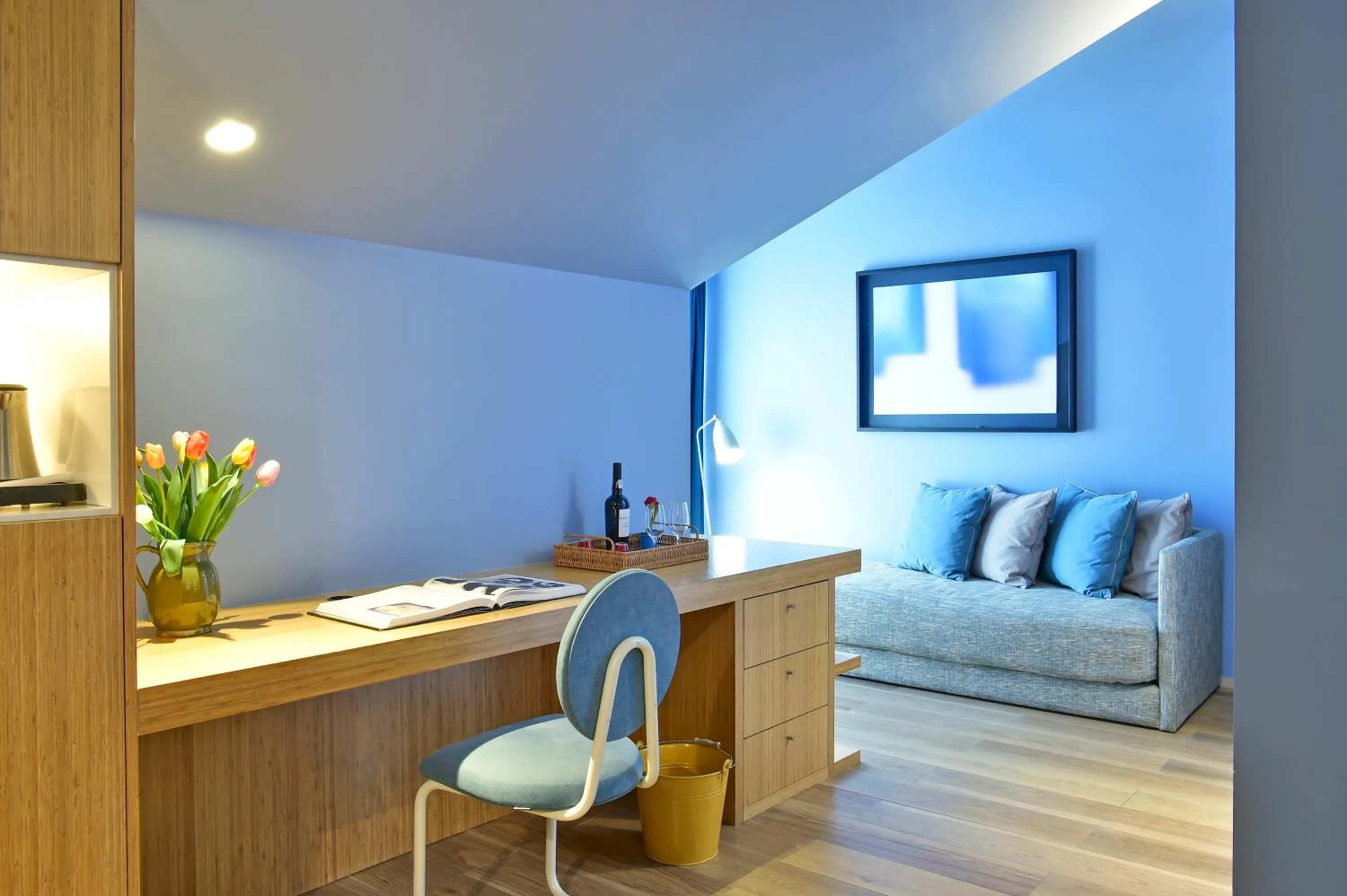 Balcony/Terrace in The Editory House Ribeira Porto Hotel