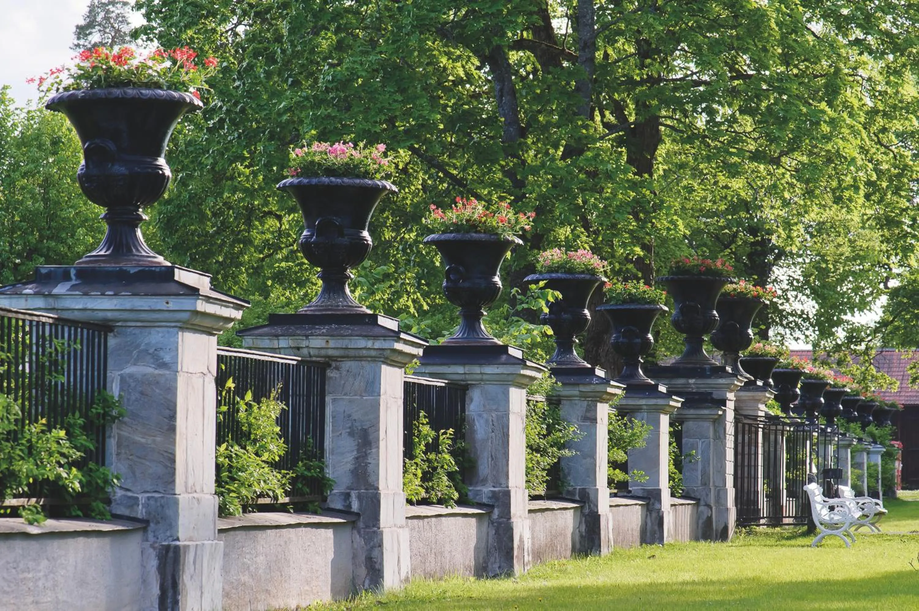 Garden in Wärdshuset Gammel Tammen Österbybruk