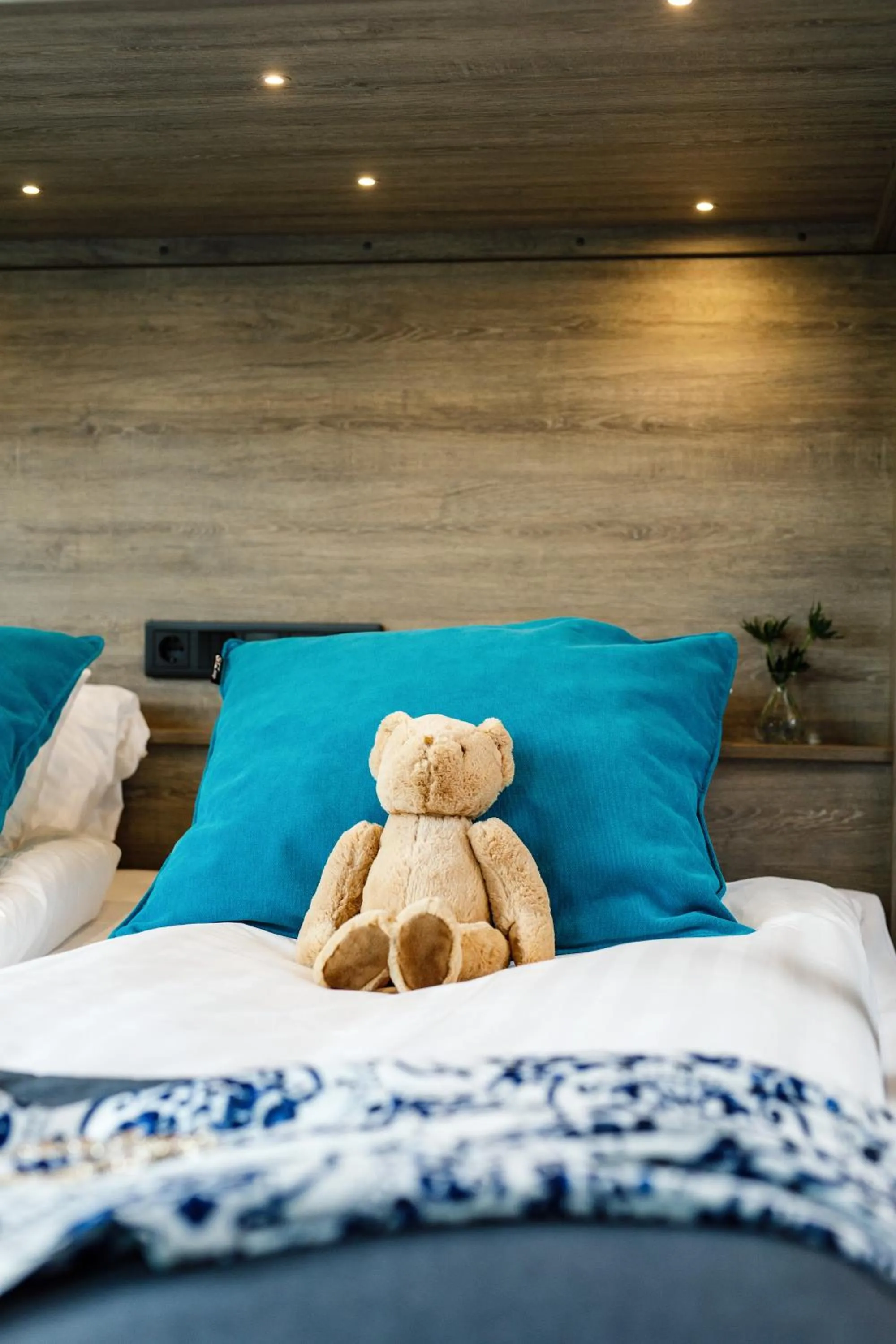 Bed in Hotell Nissastigen