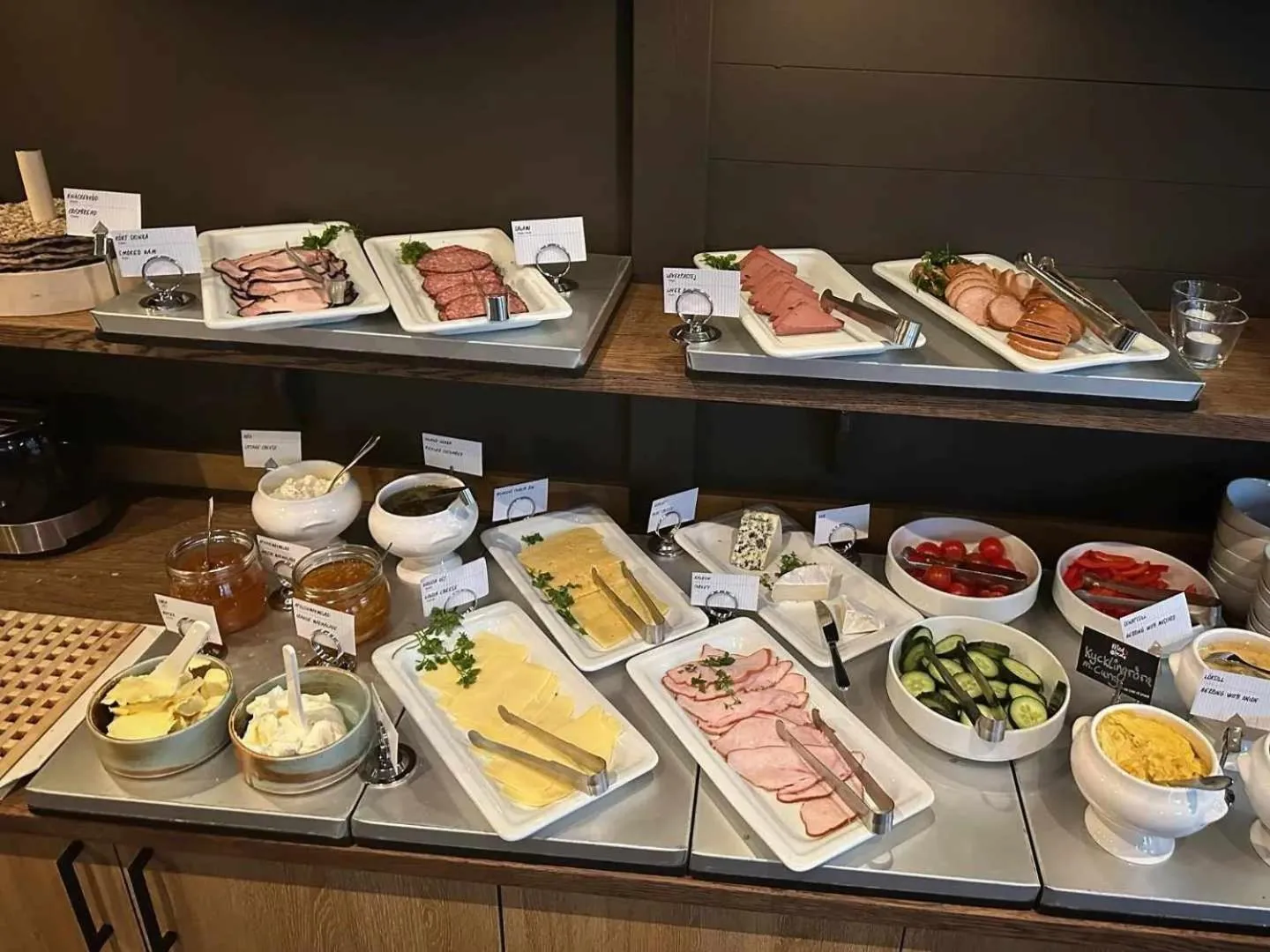 Buffet breakfast in Best Western Hotel Trollhattan