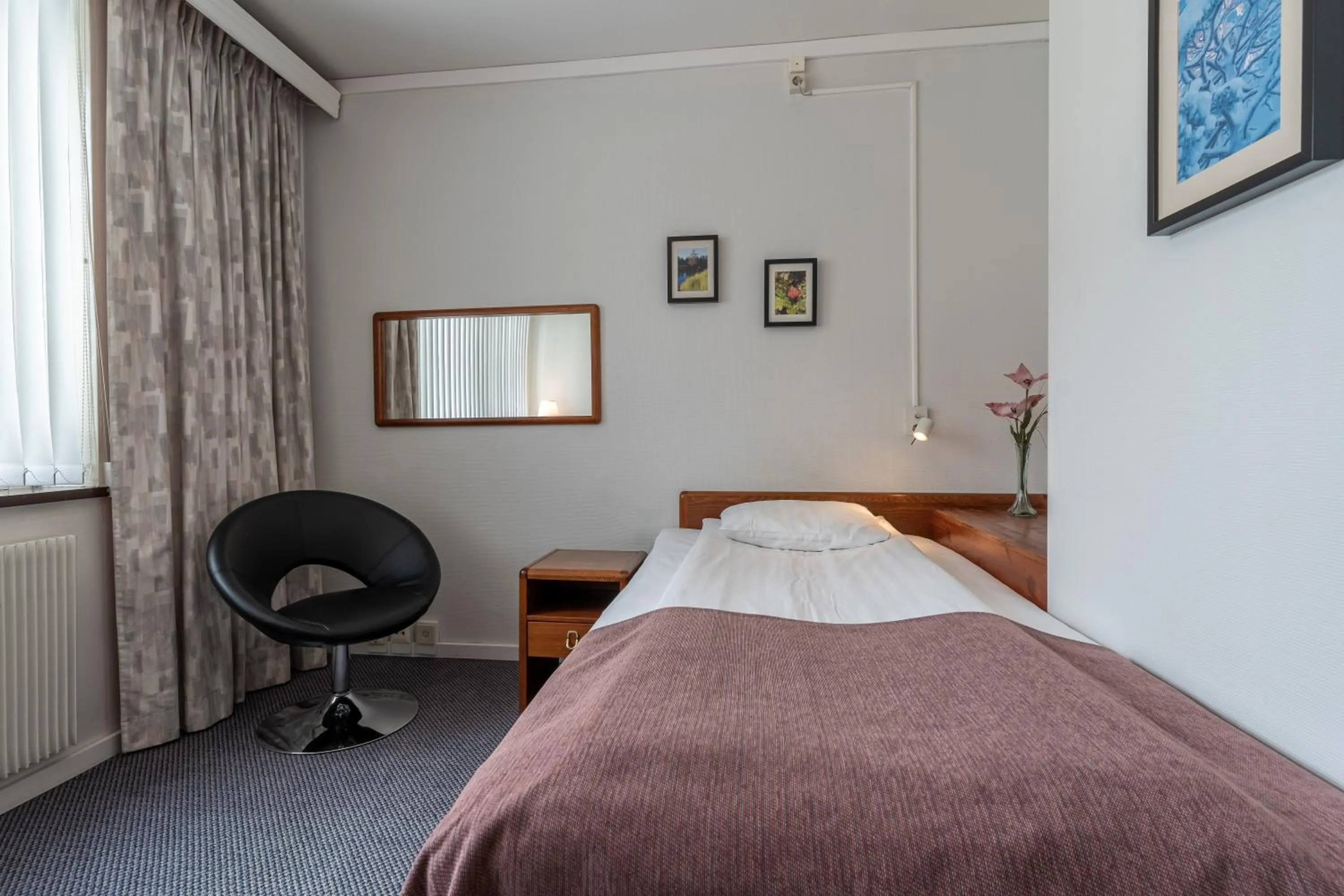 Bed in Hotell Villa Sparta