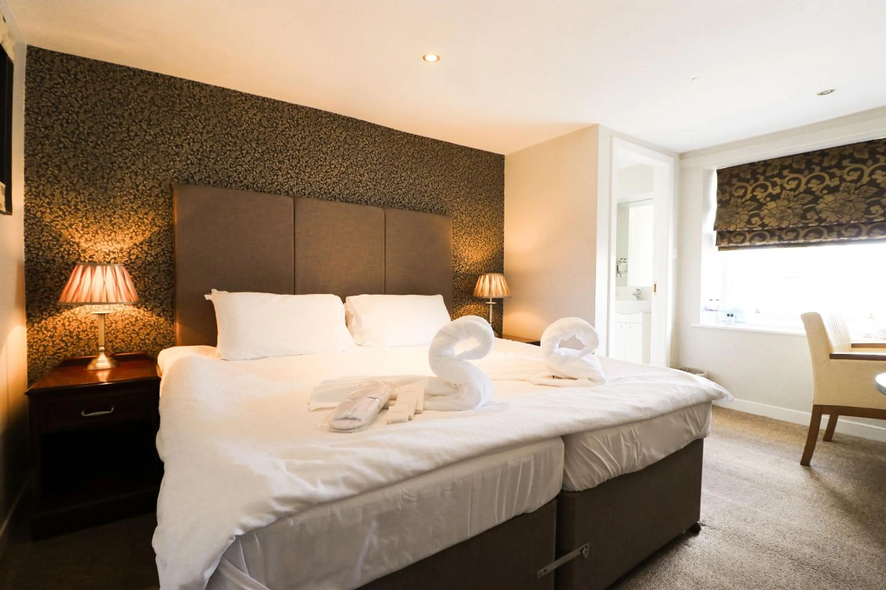 Bed in The Inn at Kippen