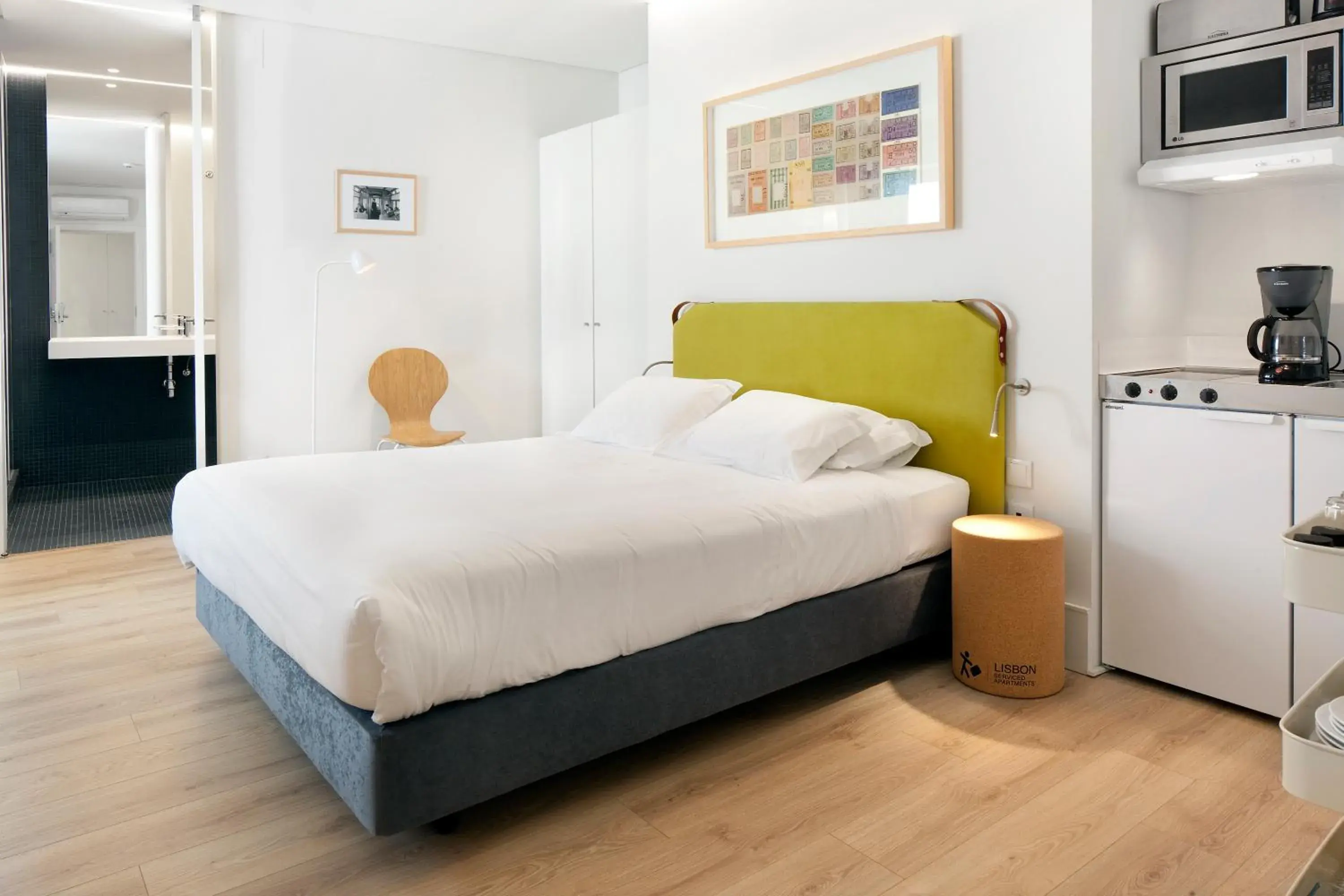 Bedroom, Bed in Ascensor da Bica - Lisbon Serviced Apartments Bedroom, Bed in Ascensor da Bica - Lisbon Serviced Apartments