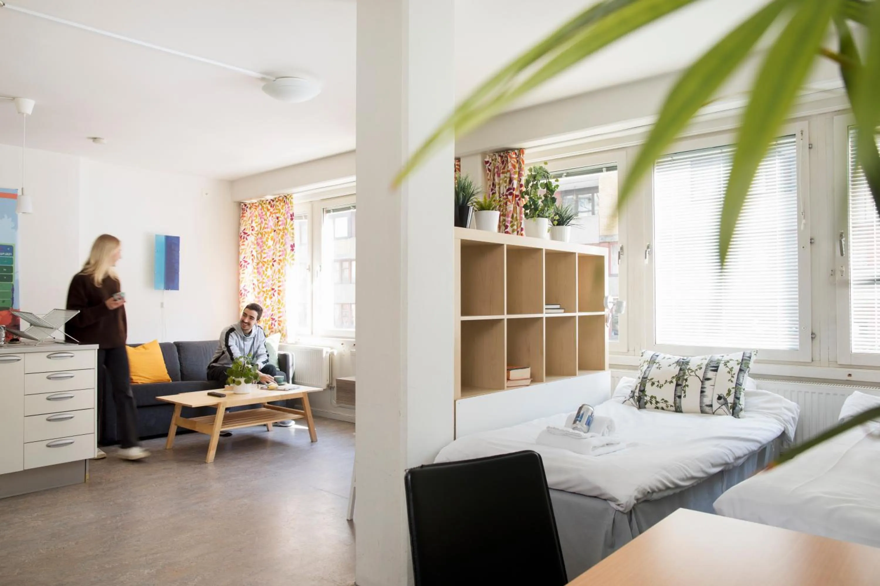 Living room in Slottsskogens Hostel