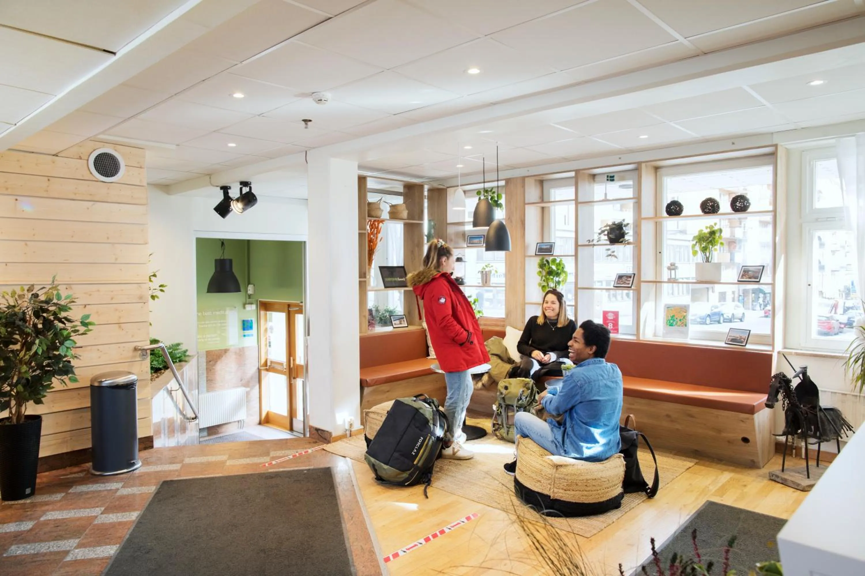 Lobby or reception in Slottsskogens Hostel