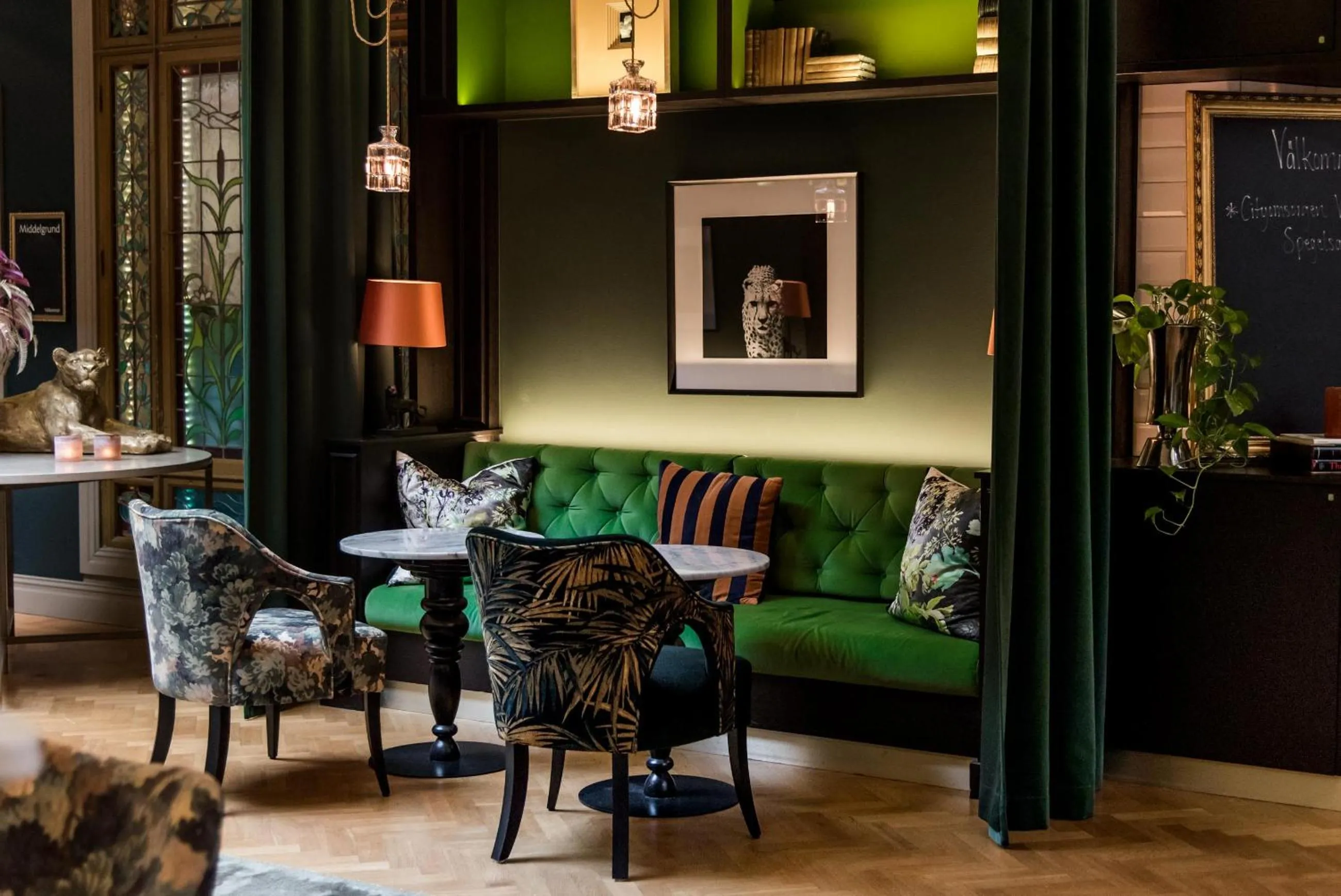 Lobby or reception in Varbergs Stadshotell & Asia Spa