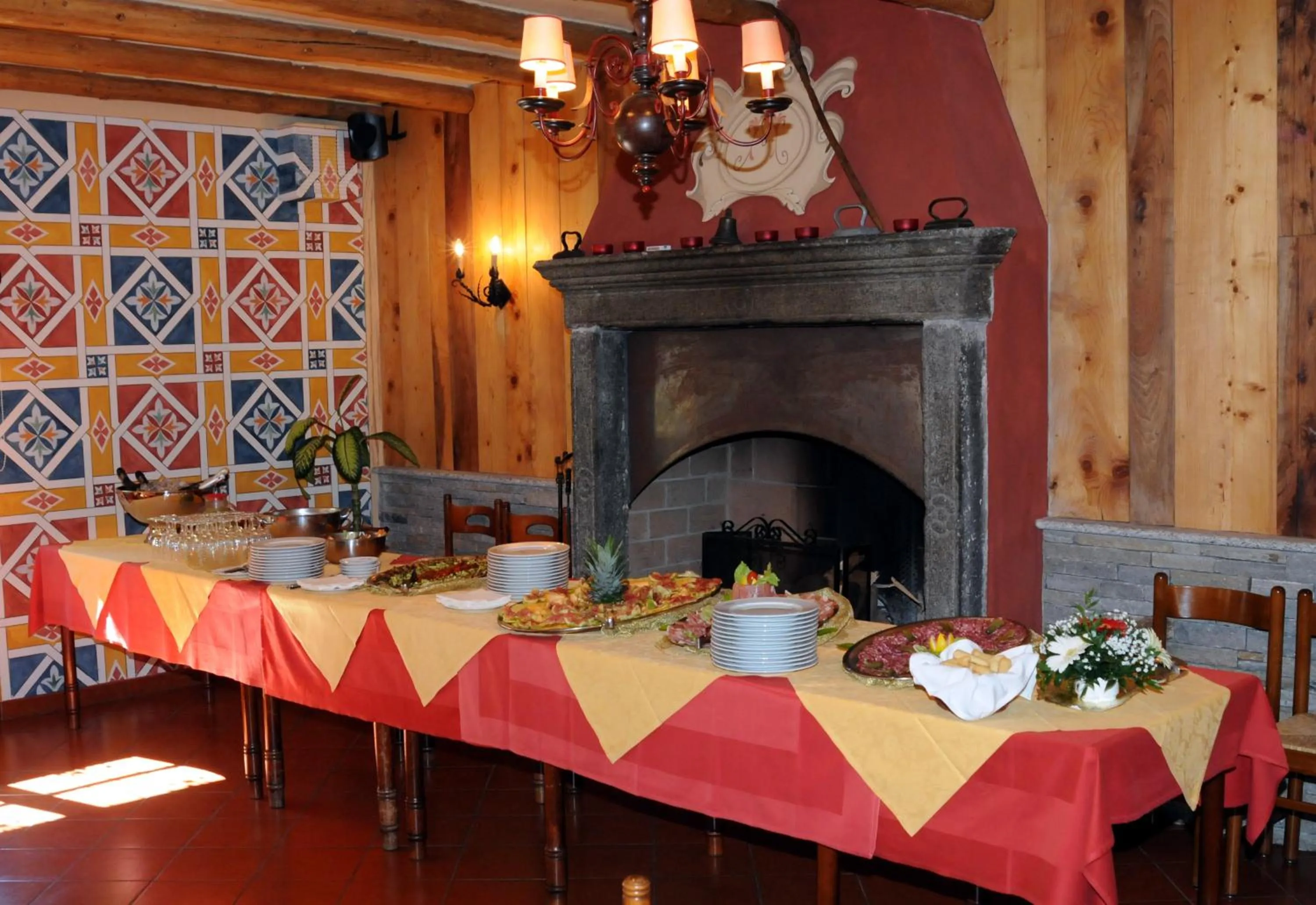 Food in La Griglia Hotel