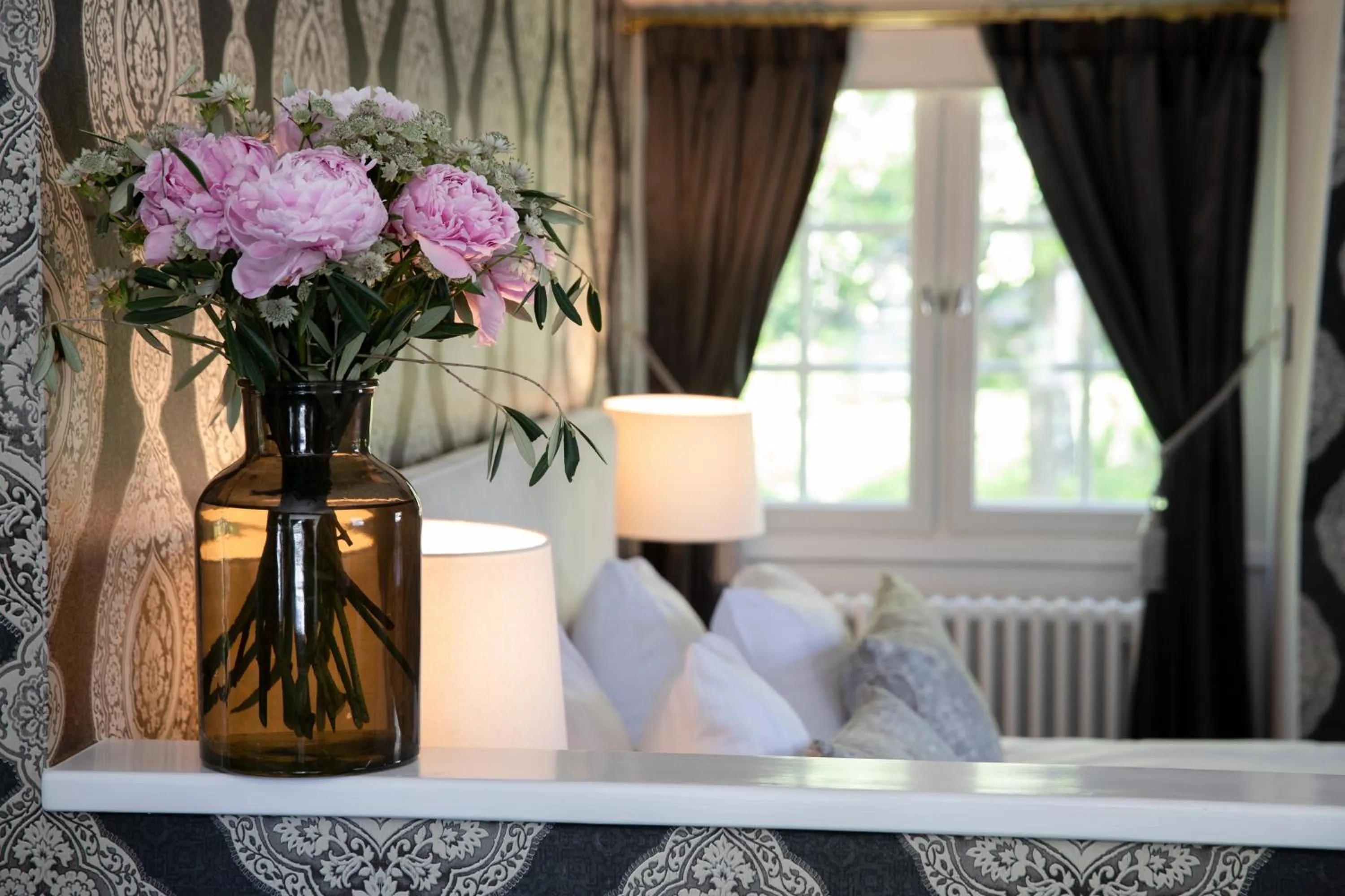 Decorative detail, Bed in Bergendal