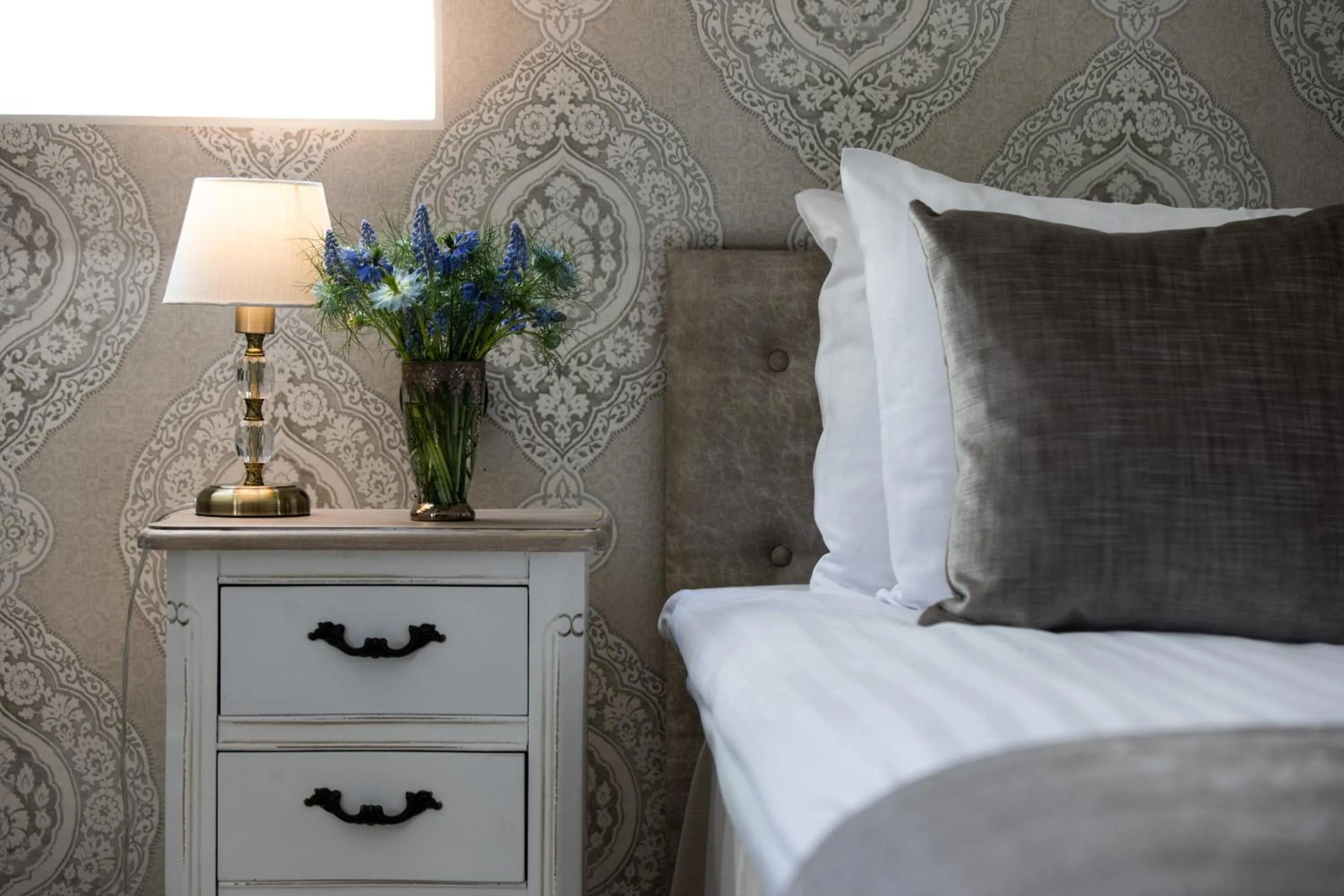 Decorative detail, Bed in Bergendal