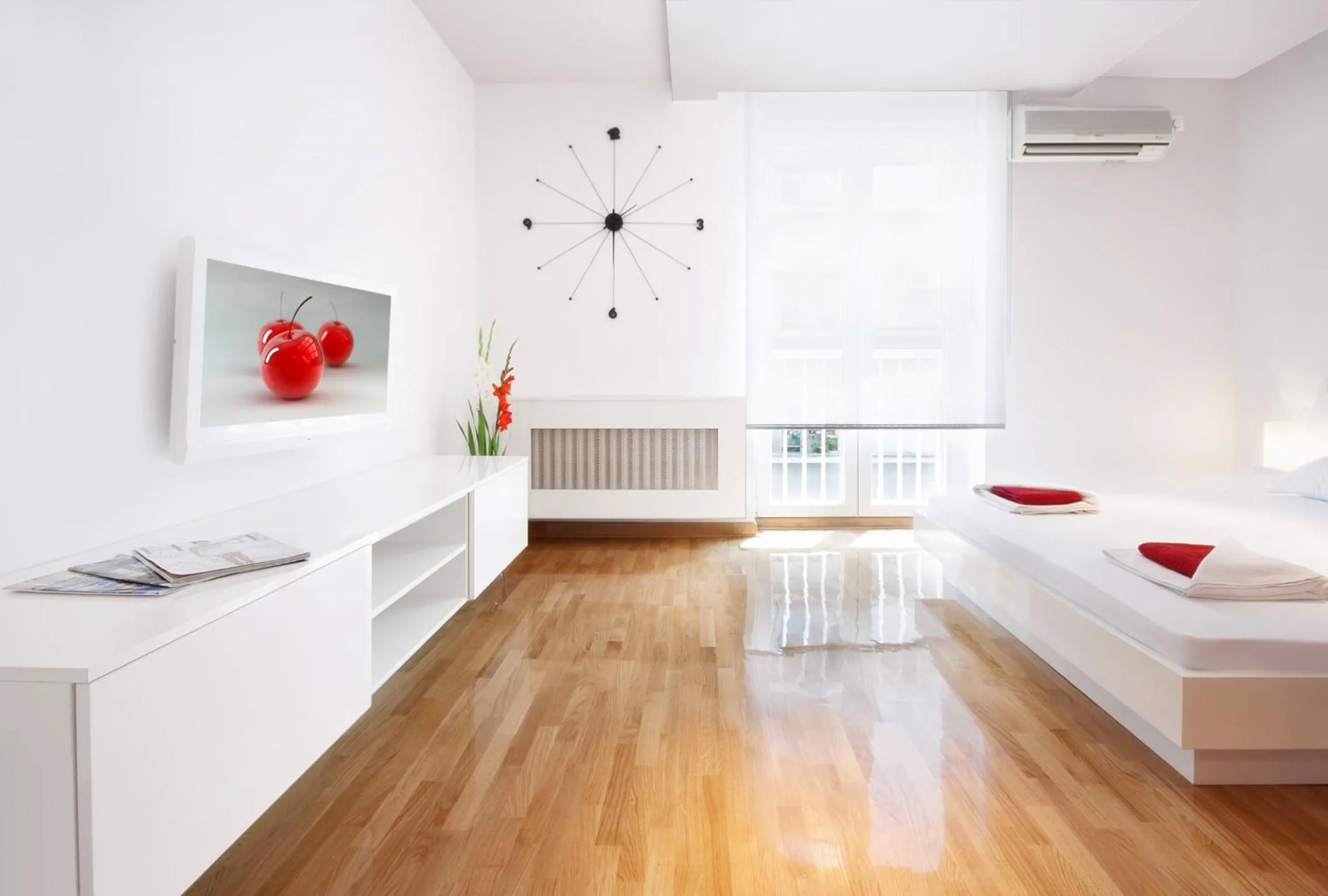 Bed in Downtown Belgrade Apartments - CHERRY