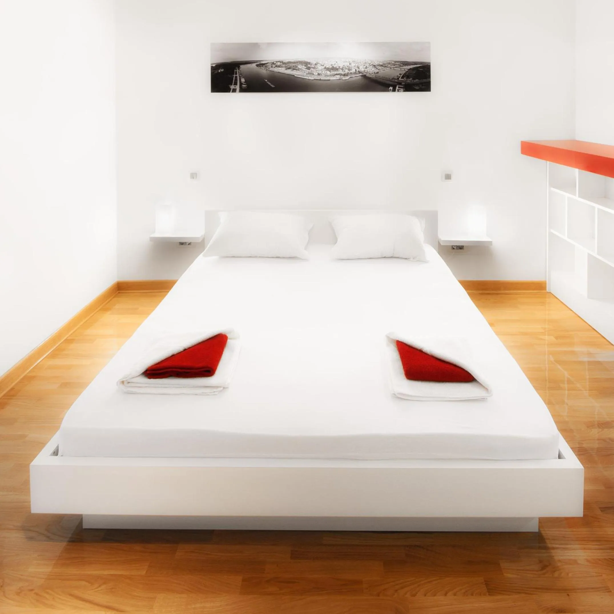 Bed in Downtown Belgrade Apartments - CHERRY