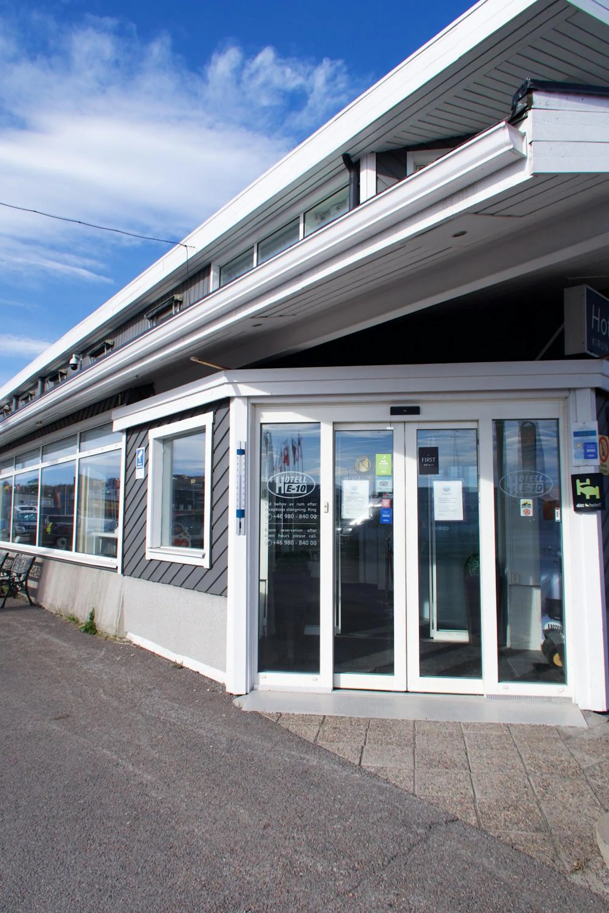 Property building in Hotel E-10 by First