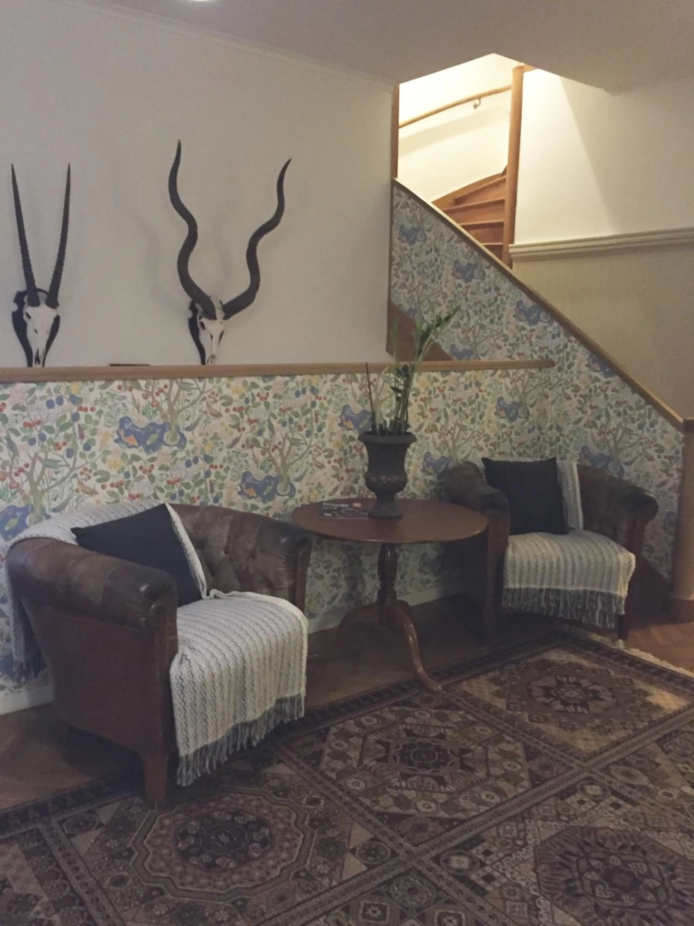 Communal lounge/ TV room in Adels Hotel