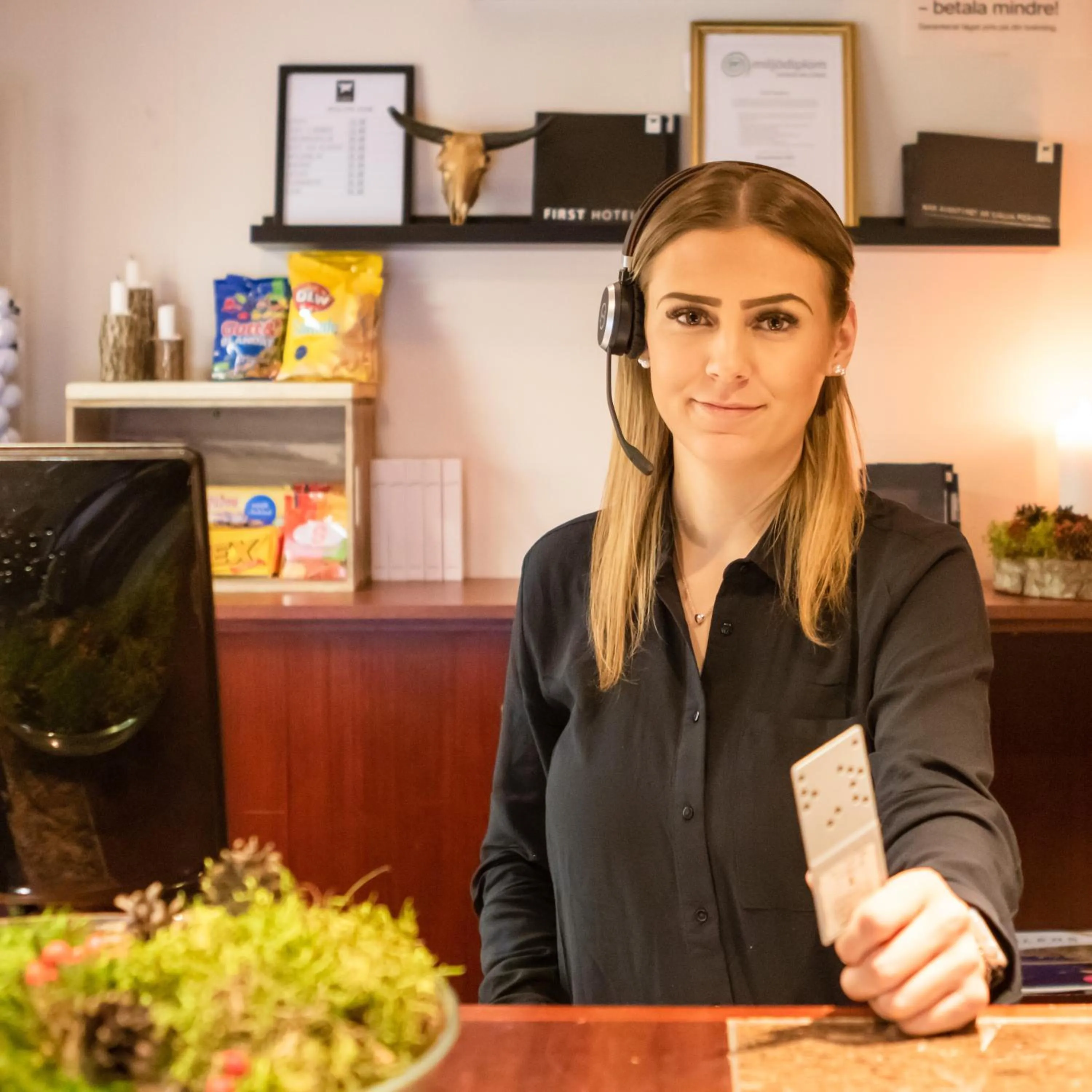 Staff in First Hotel Olofström