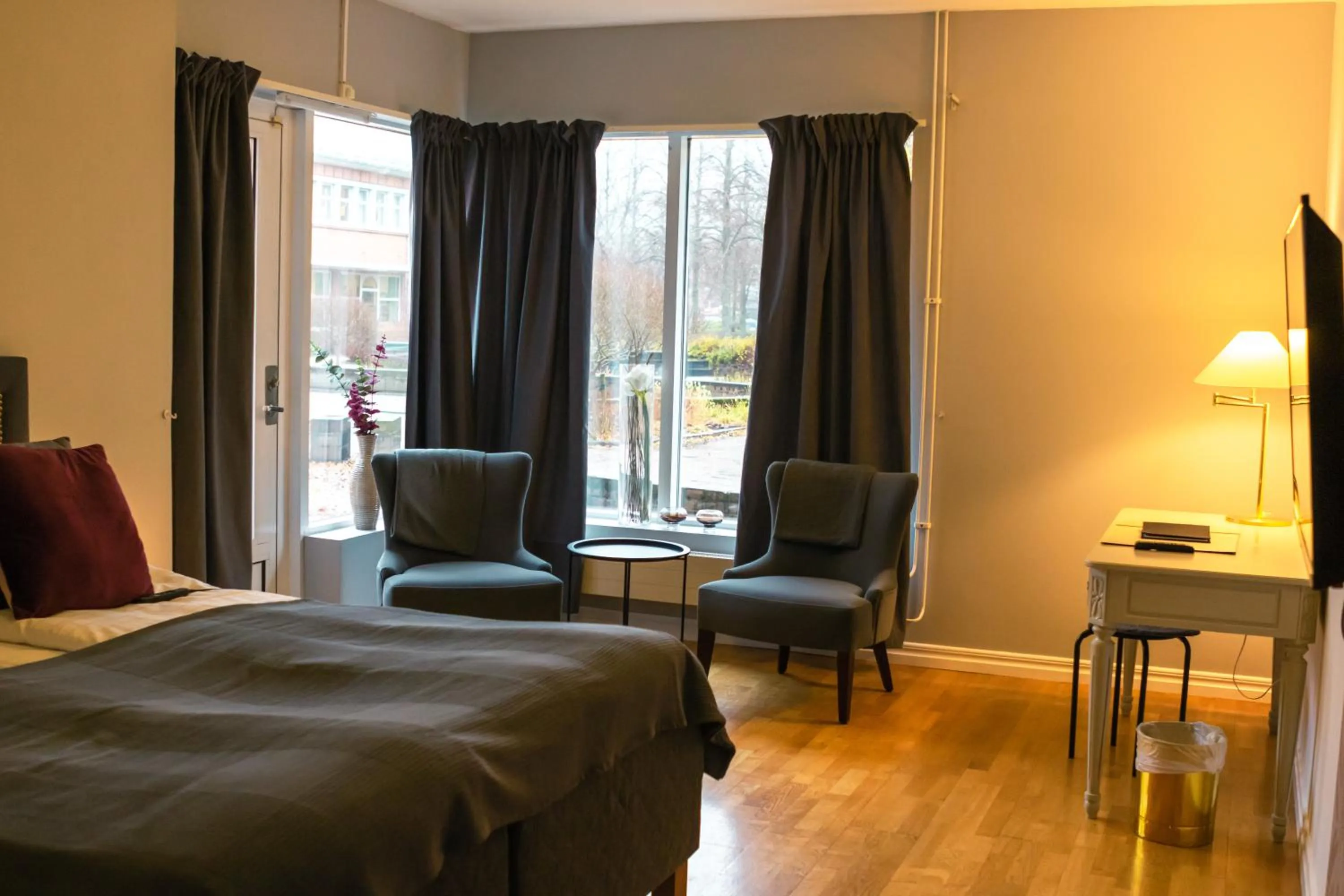 Bed in First Hotel Olofström