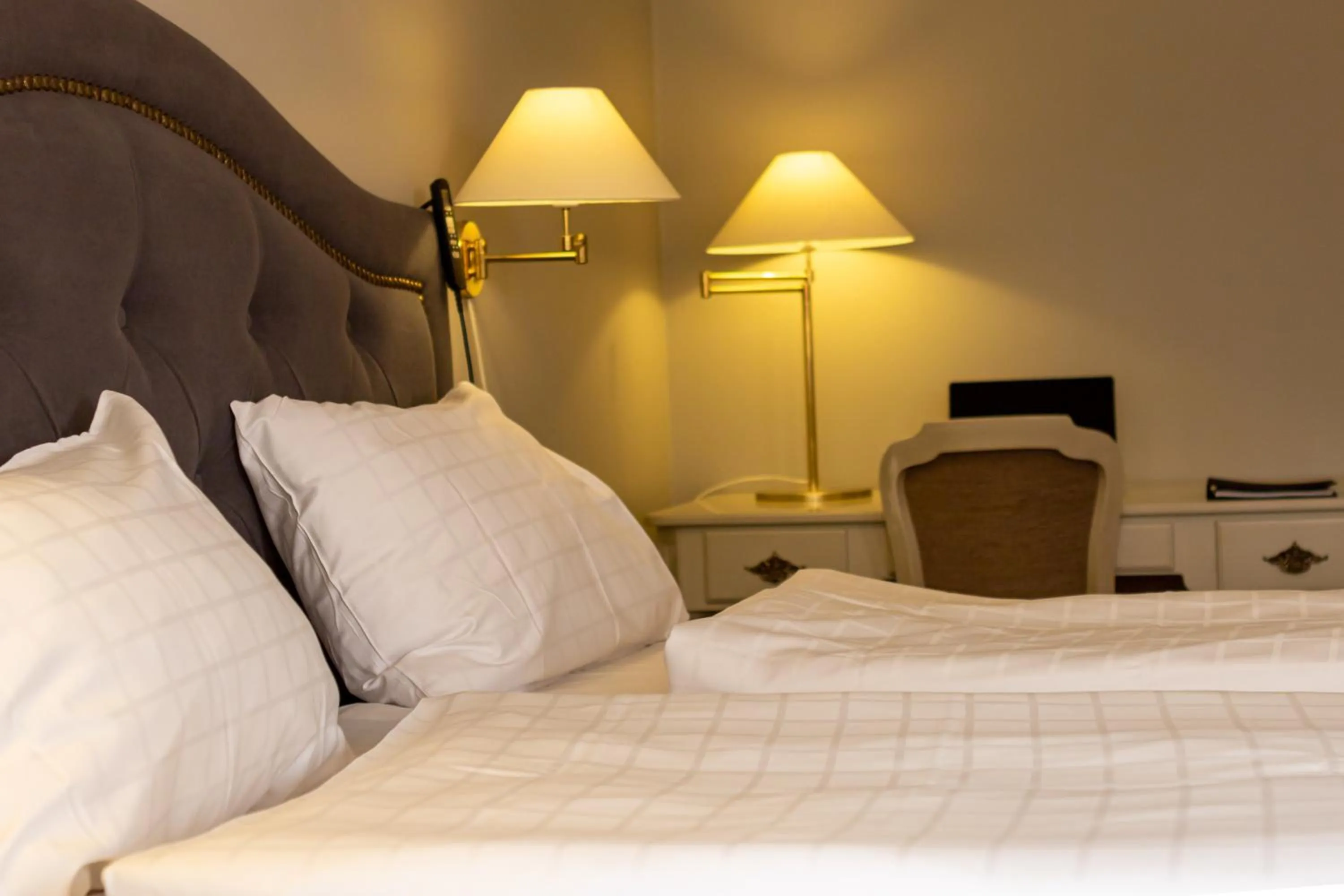 Bed in First Hotel Olofström