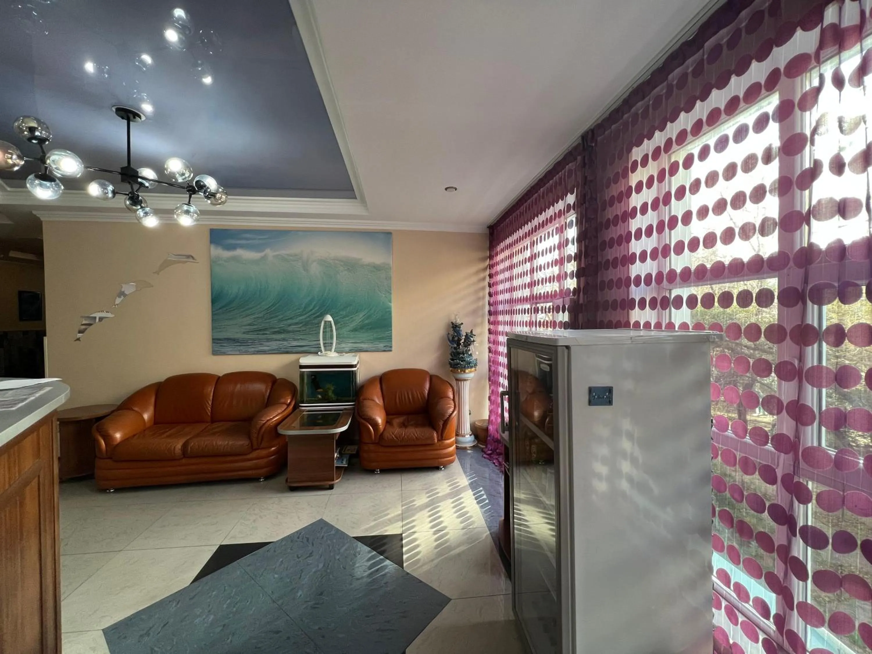 Lobby or reception in Three Dolphins Hotel