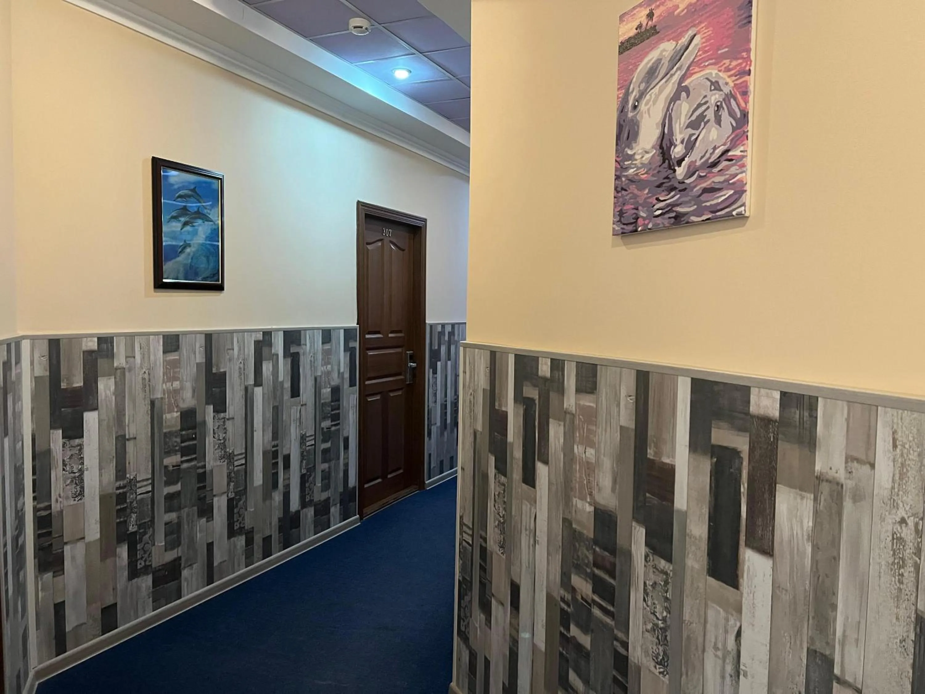 Property building in Three Dolphins Hotel