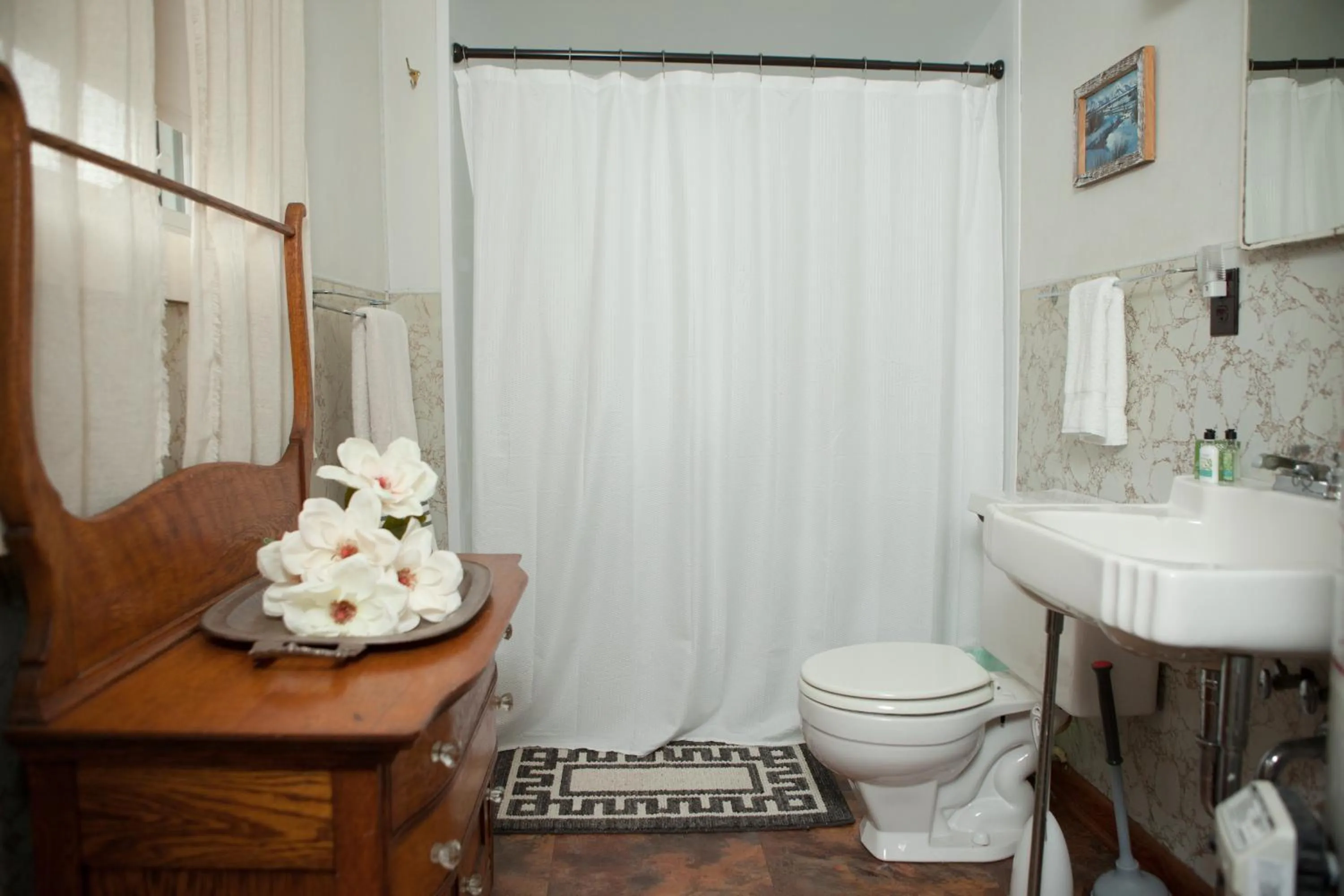 Toilet in Mission Springs Resort