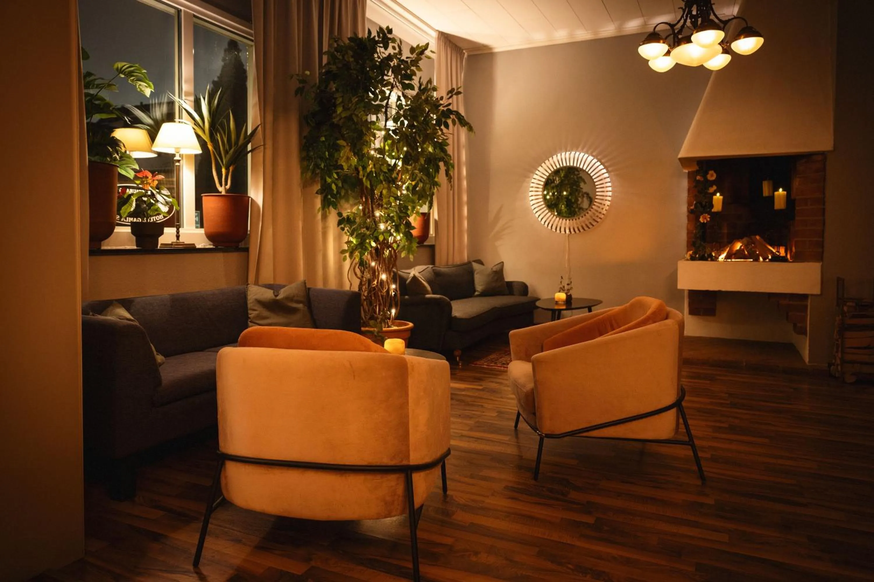 Lounge or bar in Hotell Gillet i Köping