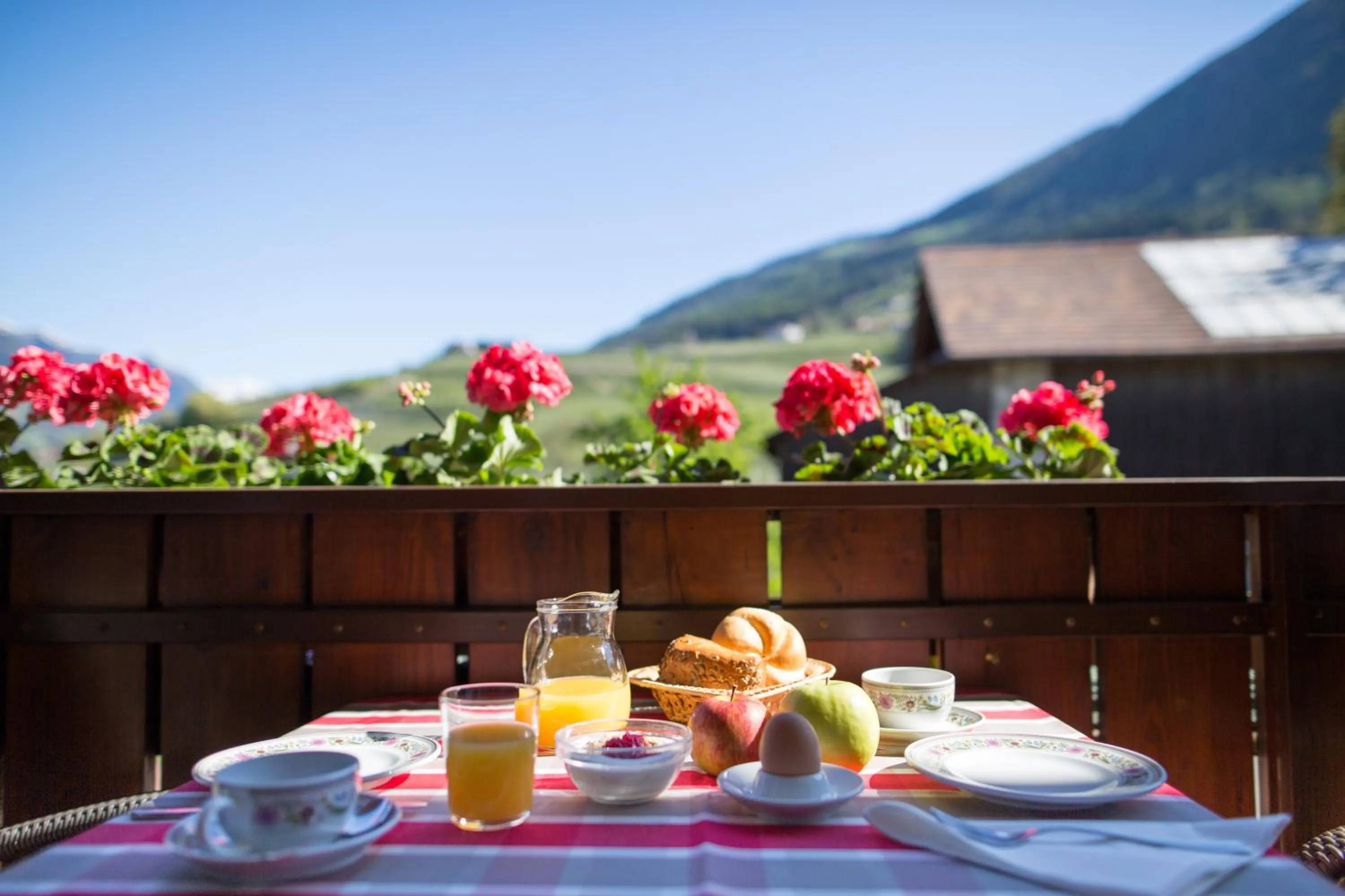 Balcony/Terrace in Garni Pluner