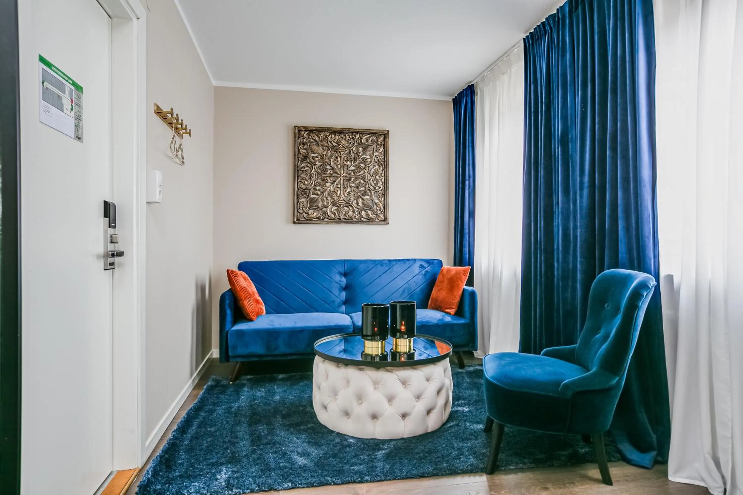 Seating area in Best Western Hotel Savoy