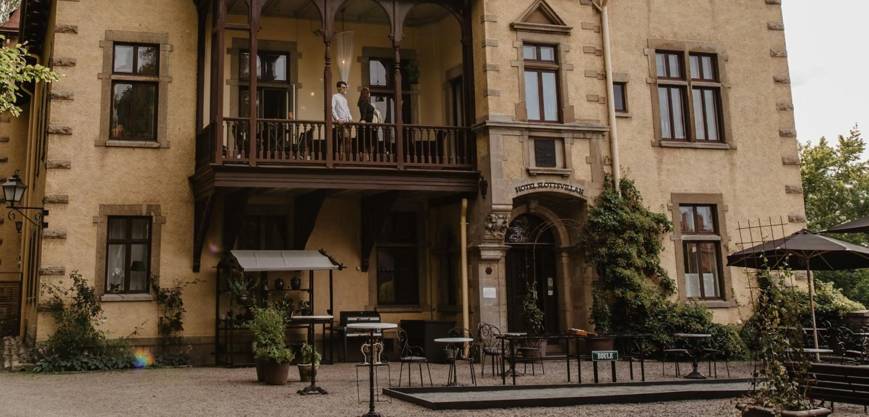 Facade/entrance in Hotel Slottsvillan