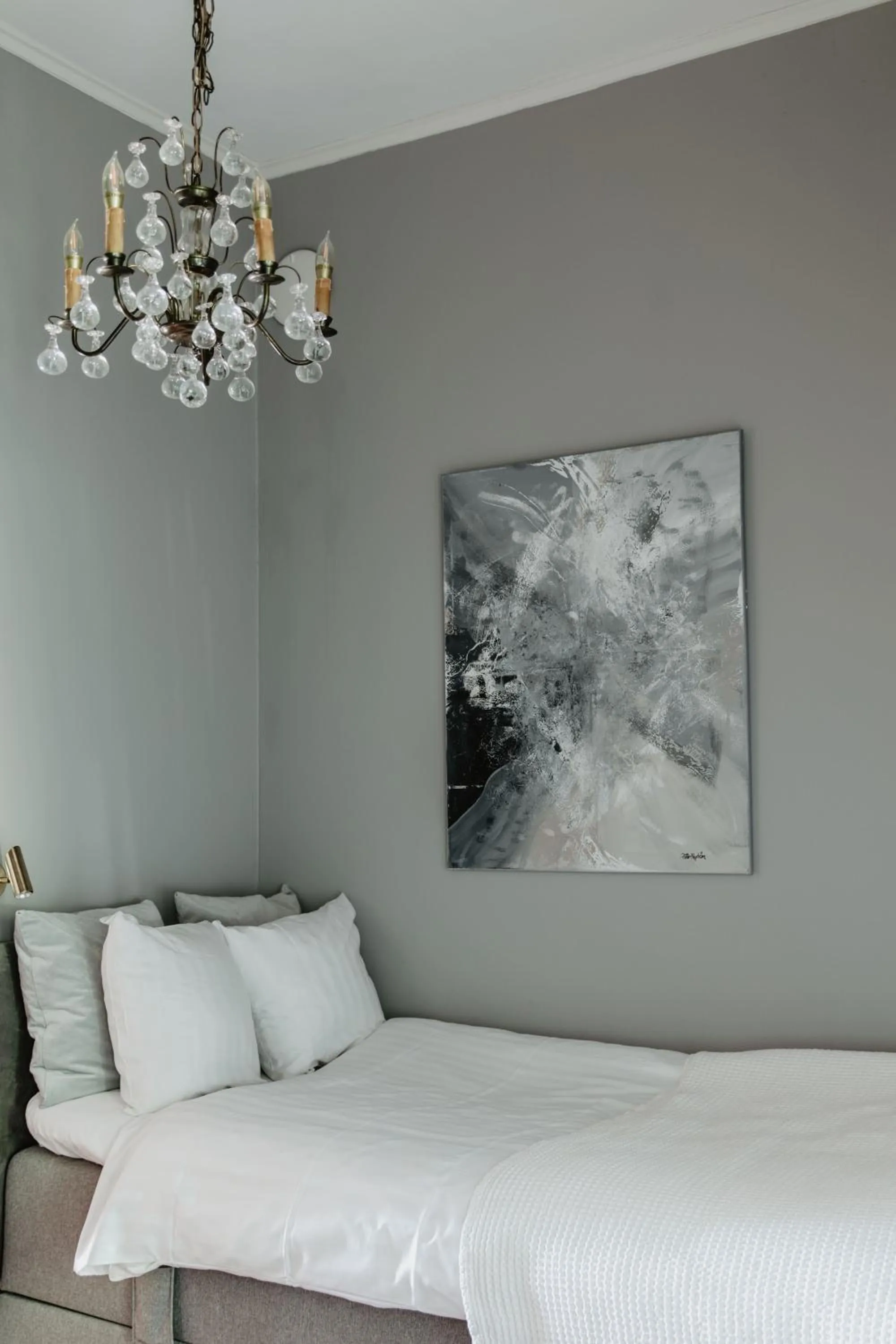 Bed in Hotel Slottsvillan