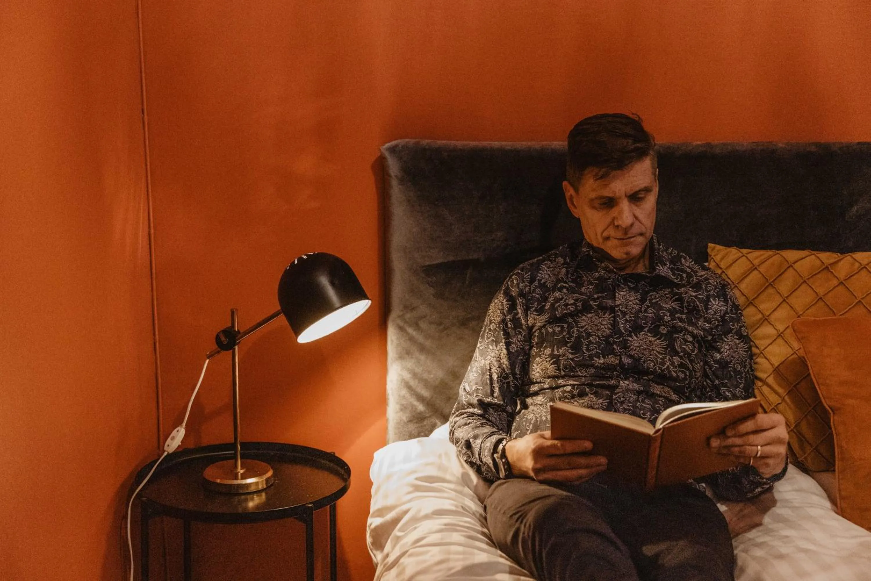 Bed in Hotel Slottsvillan