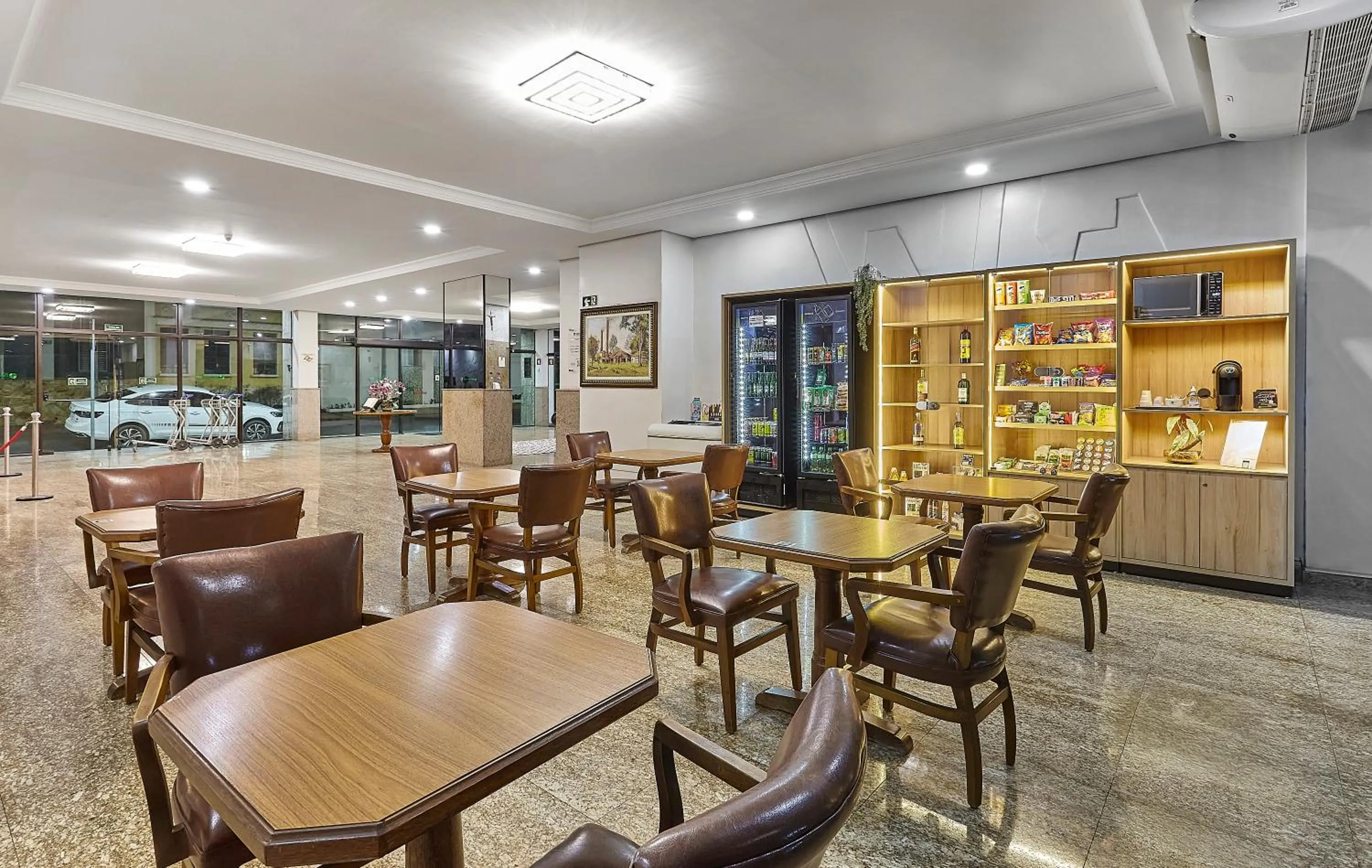 Seating area in Hotel Nacional Inn Piracicaba