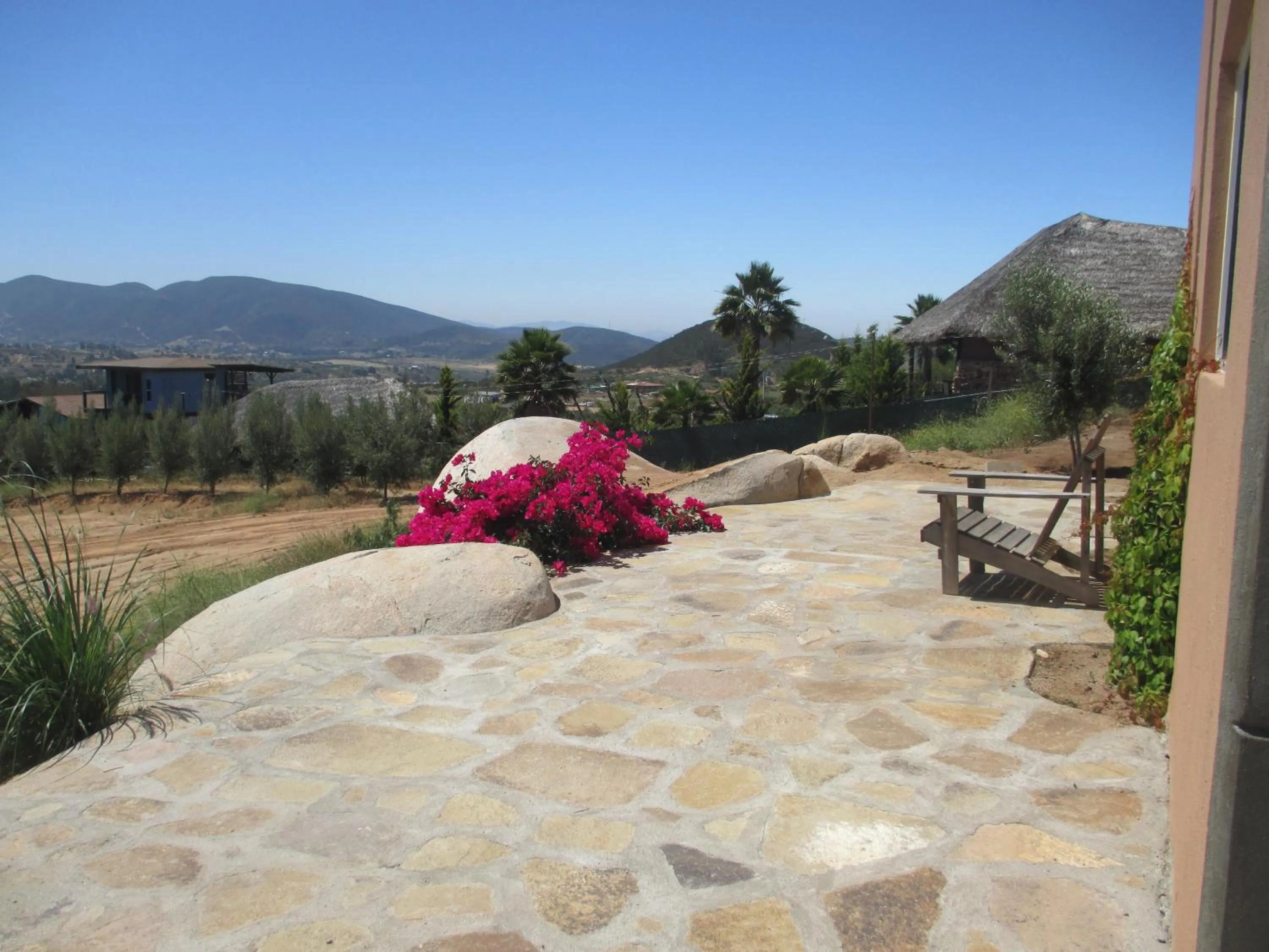 Patio in En'kanto Valle de Guadalupe