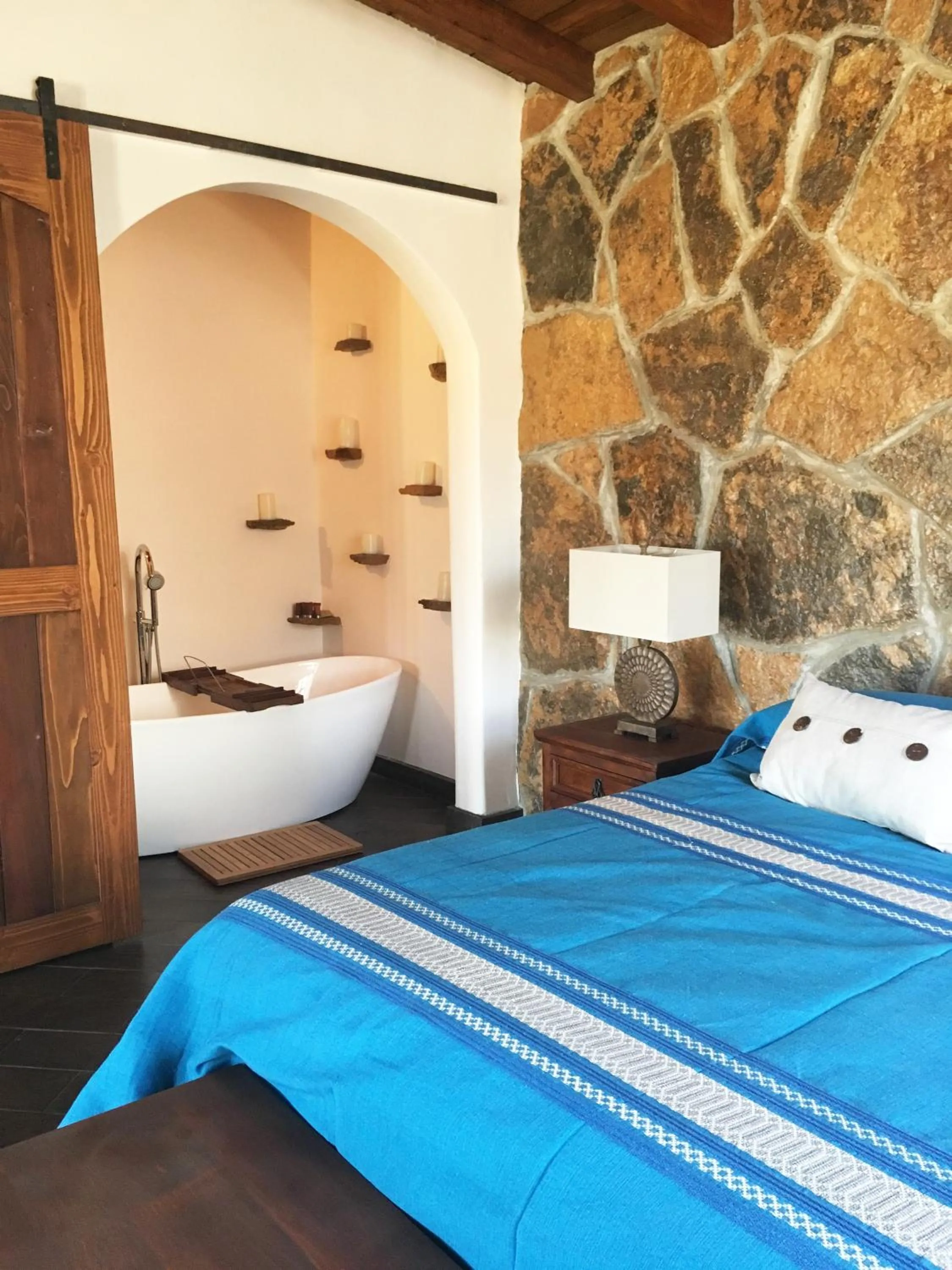 Bed in En'kanto Valle de Guadalupe