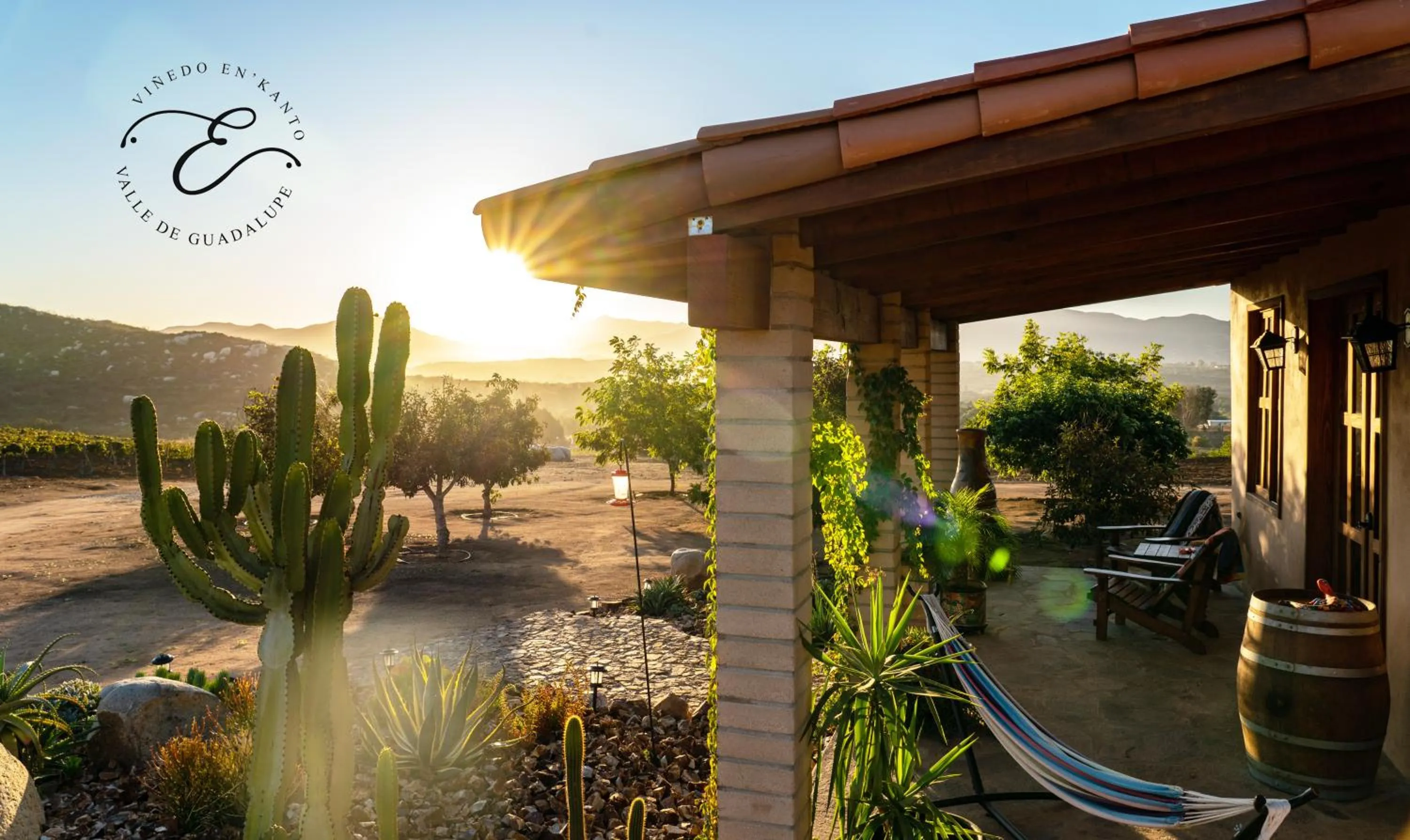 Natural landscape in En'kanto Valle de Guadalupe