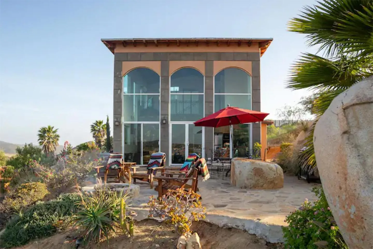 Patio in En'kanto Valle de Guadalupe