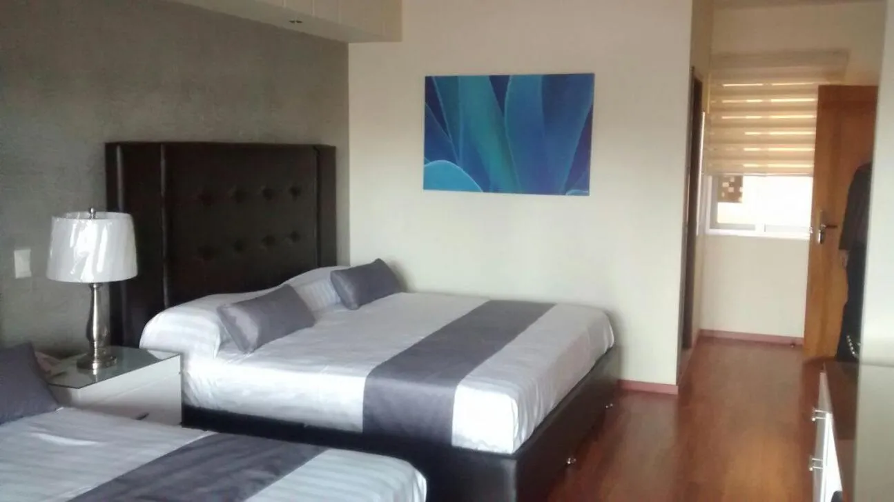 Bed in Hotel Tierra Roja