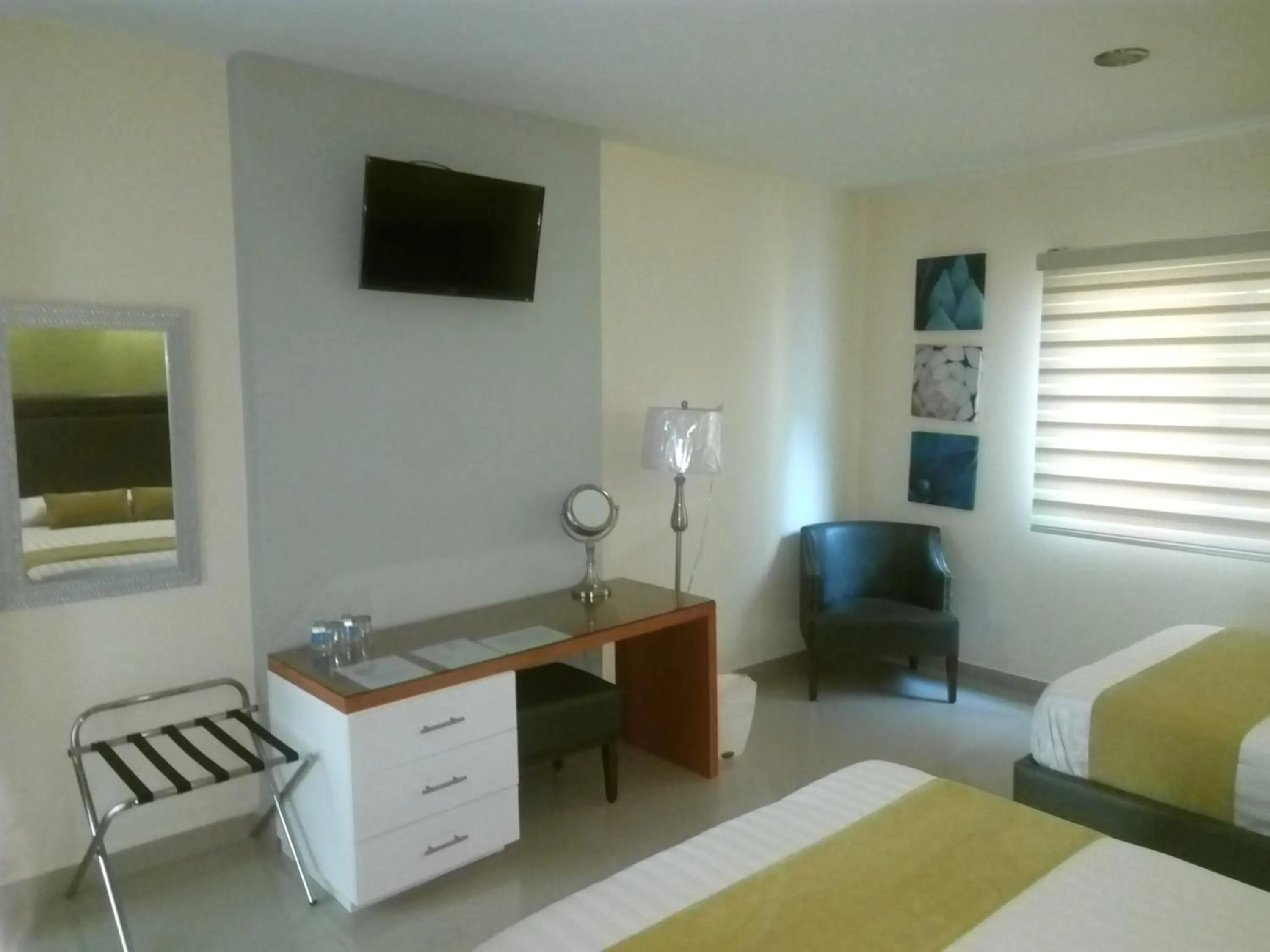 Bed in Hotel Tierra Roja