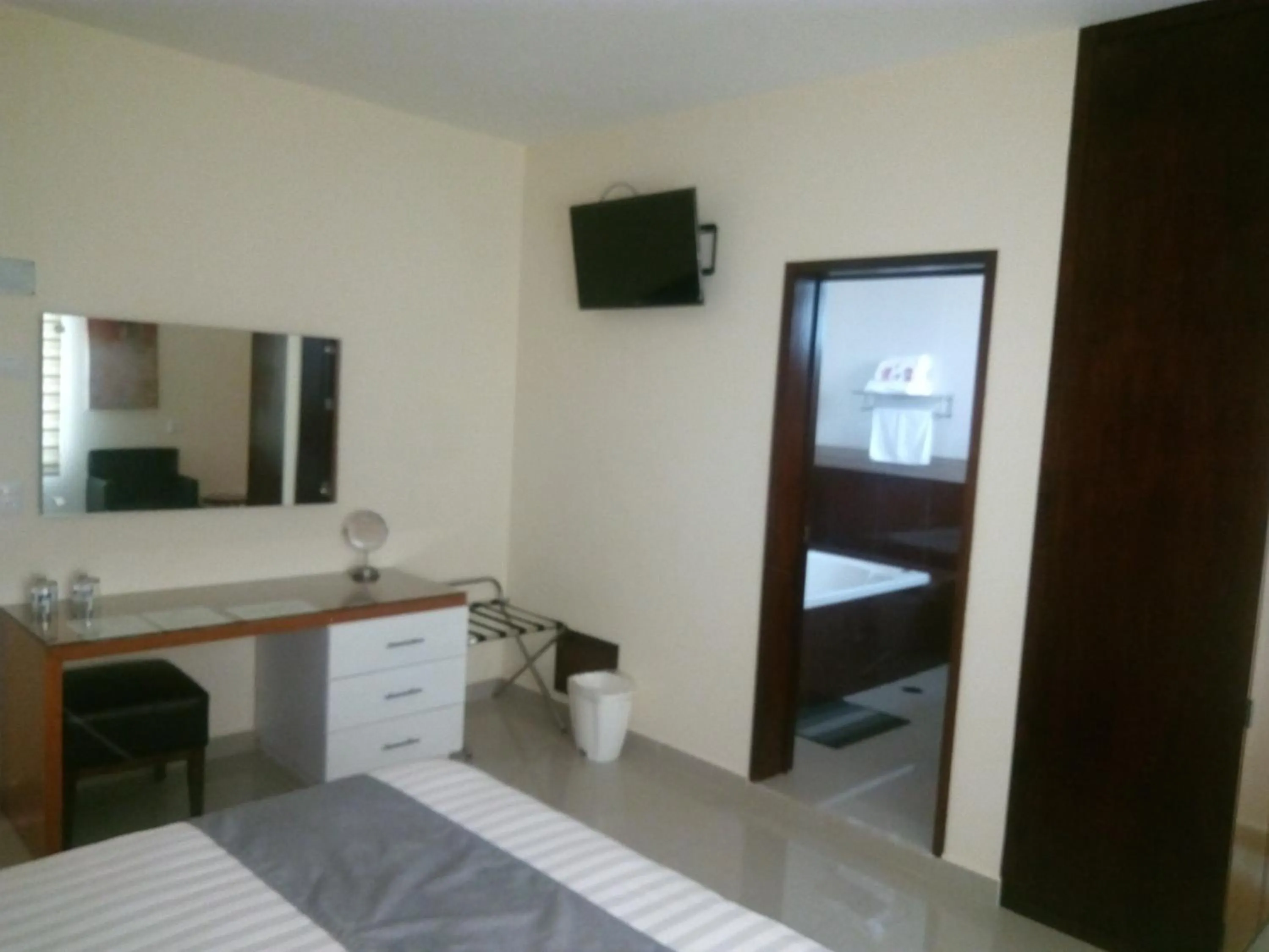 Bed in Hotel Tierra Roja