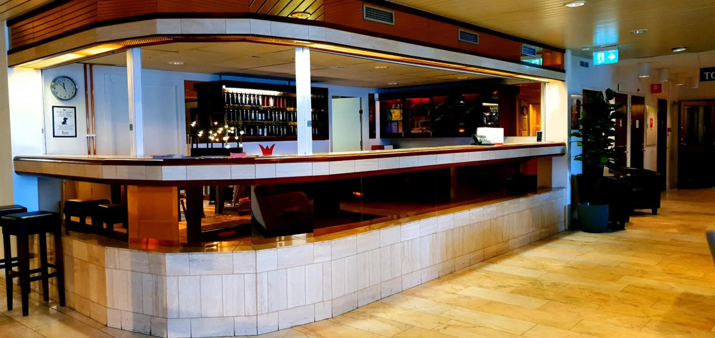 Lobby or reception in Rasta Mariestad