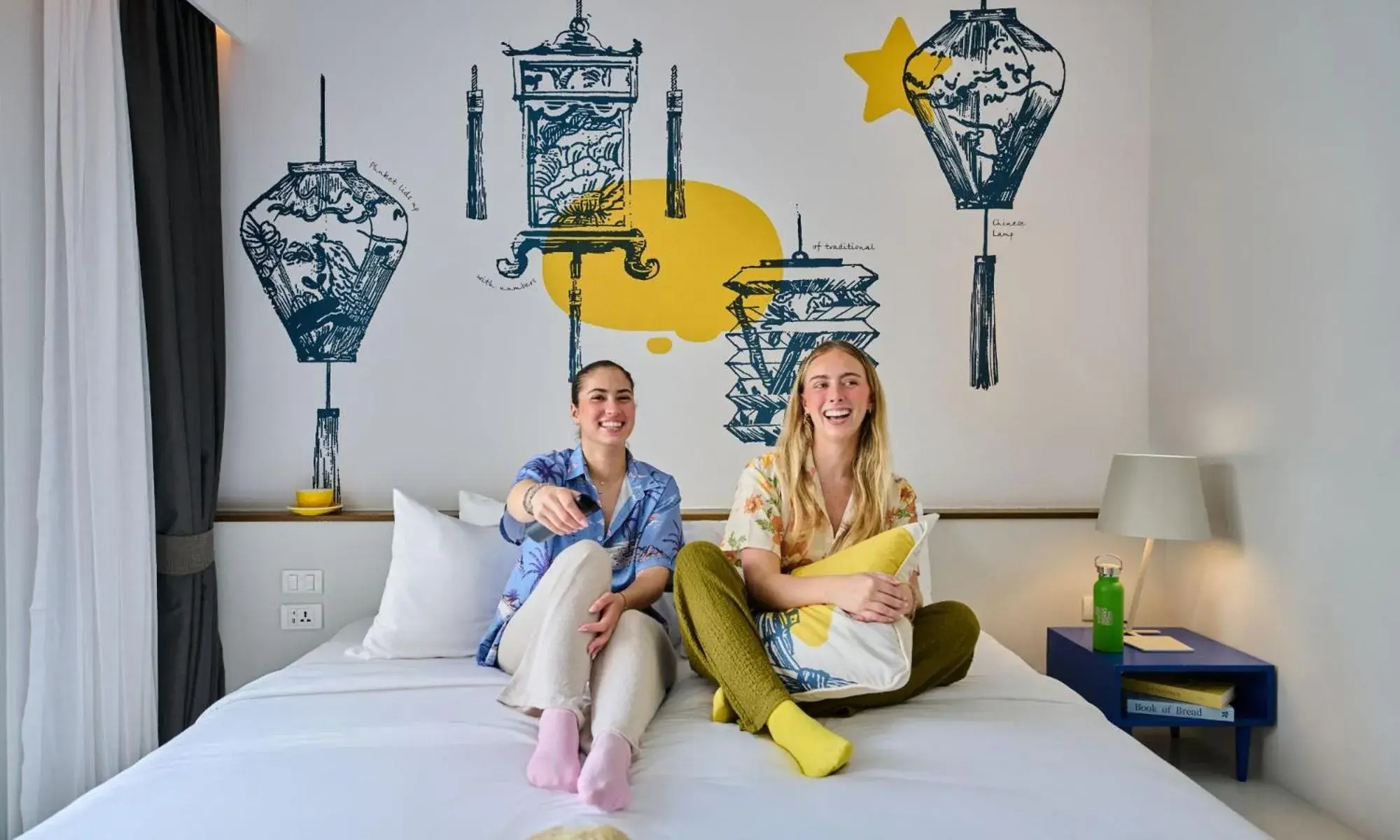 Decorative detail, Bed in Lub d Phuket Patong - Near Patong Beach & Vibrant Social Vibe Decorative detail, Bed in Lub d Phuket Patong - Near Patong Beach & Vibrant Social Vibe