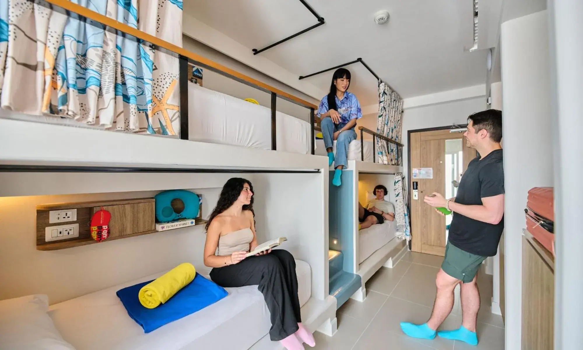 Bed in 4-Bed Mixed Dormitory Room in Lub d Phuket Patong - Near Patong Beach & Vibrant Social Vibe Bed in 4-Bed Mixed Dormitory Room in Lub d Phuket Patong - Near Patong Beach & Vibrant Social Vibe