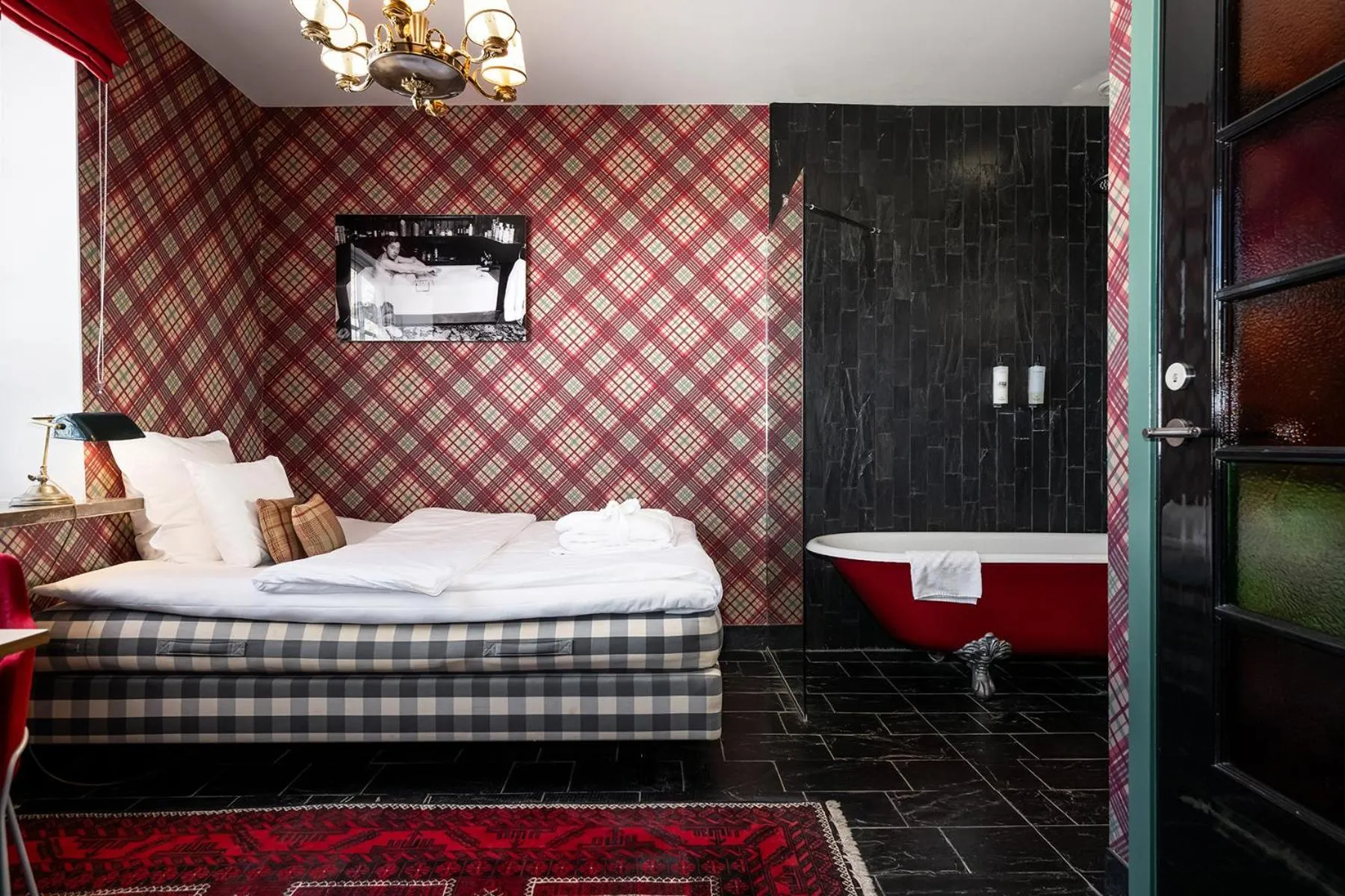 Bedroom, Bed in Häringe Slott