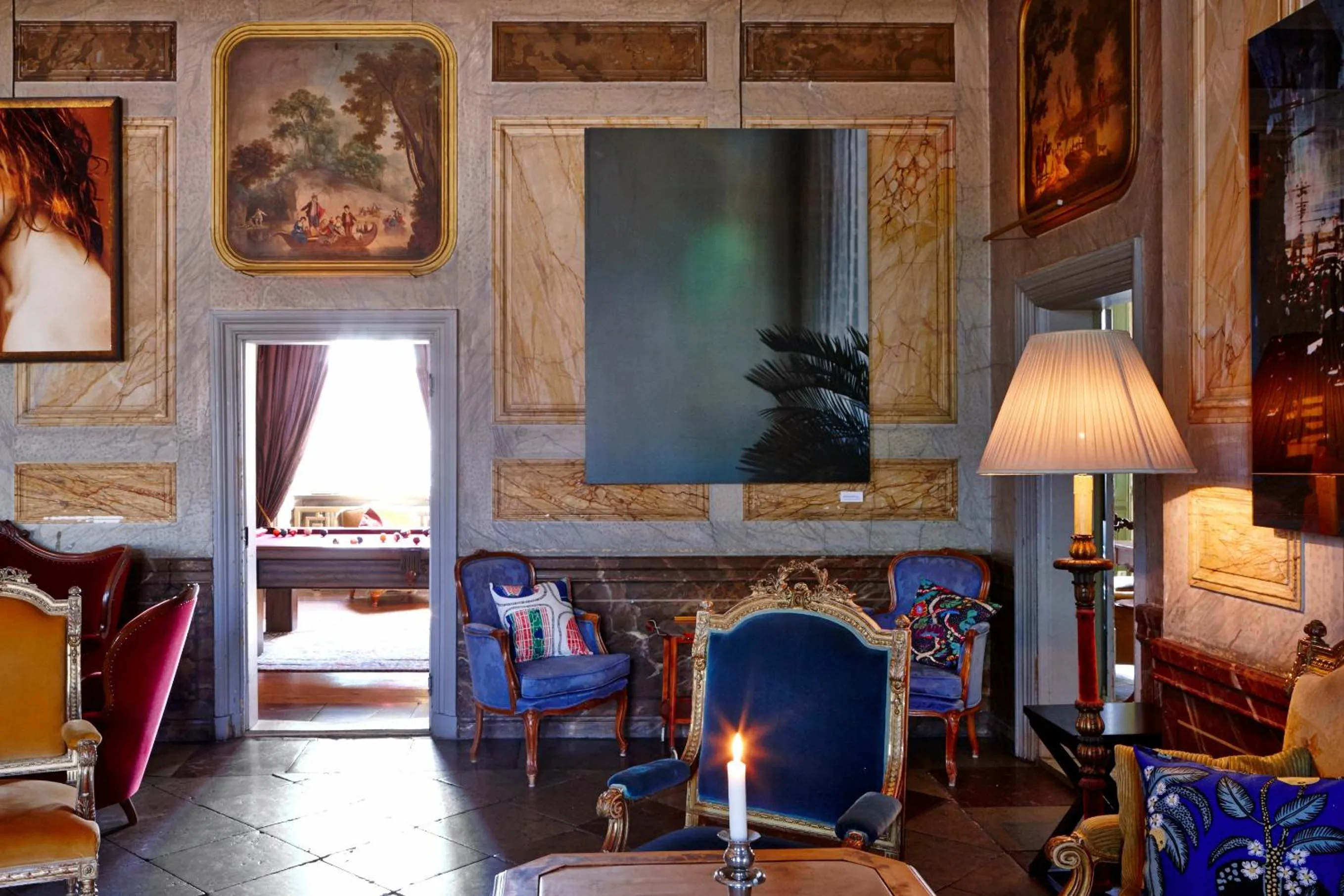 Decorative detail in Häringe Slott