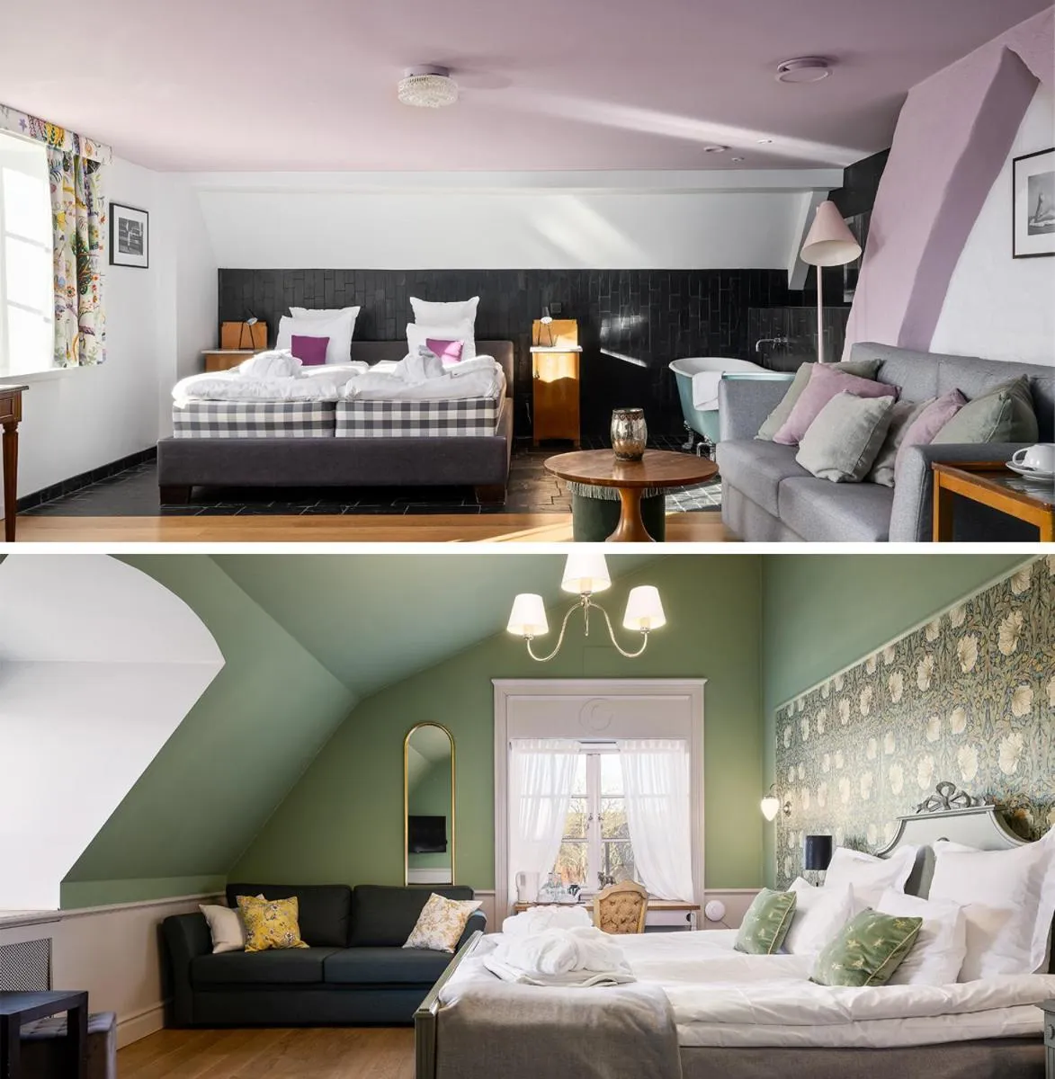 Bed in Häringe Slott